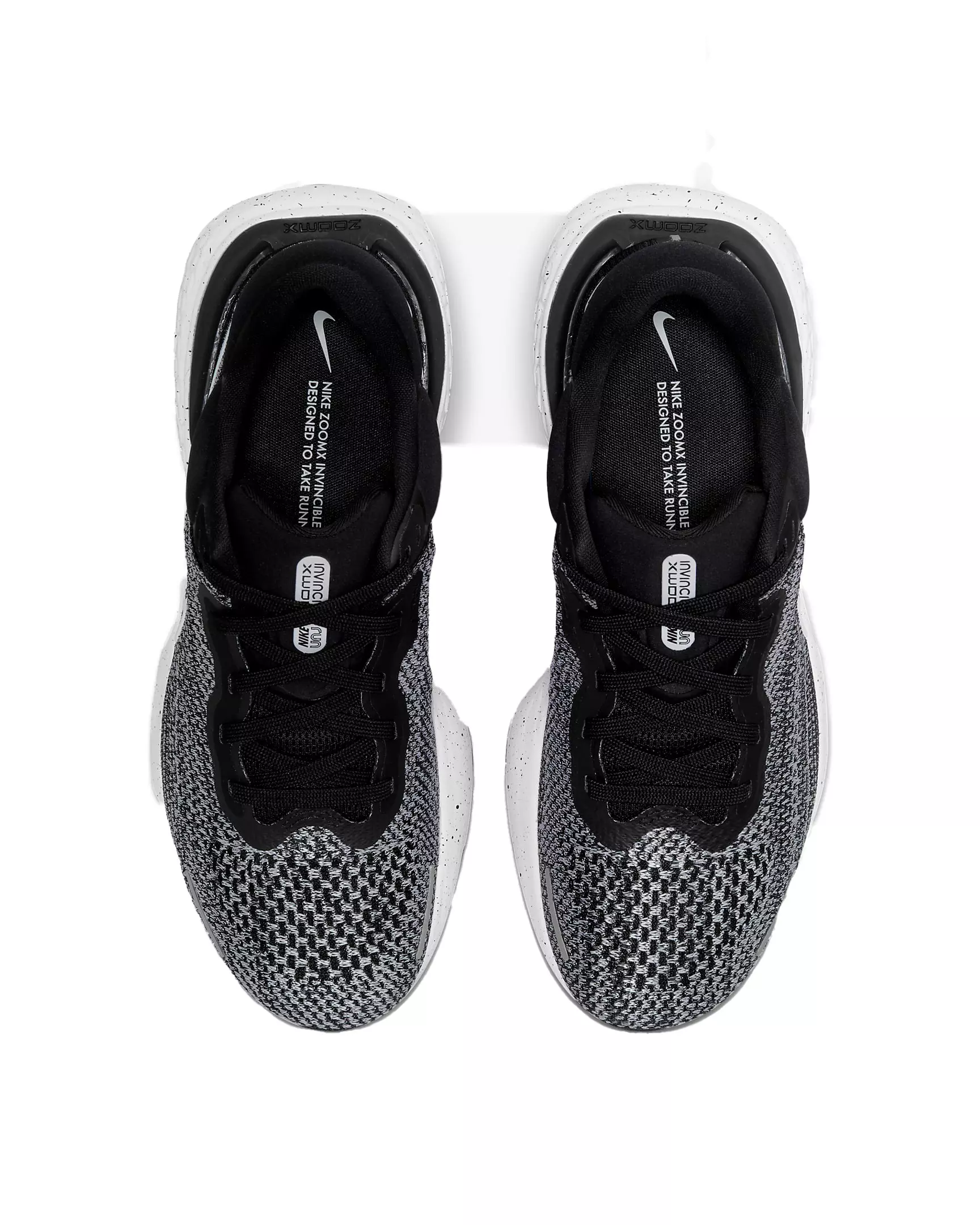 Nike ZoomX Invincible Run Flyknit "White/Black" Men's Running Shoe - WHITE