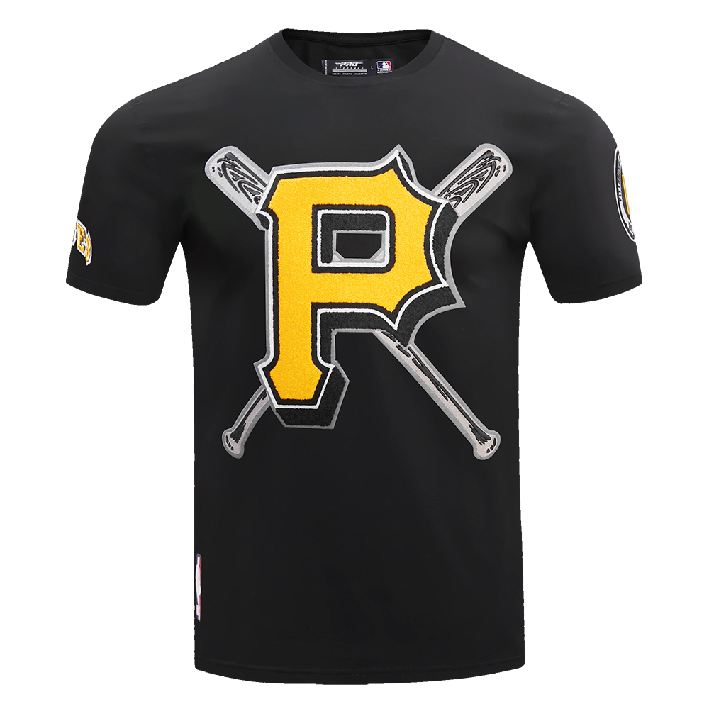 Pro Standard Men's MLB Pittsburgh Pirates Mashup Top - Black - BLACK Thumbnail View 1