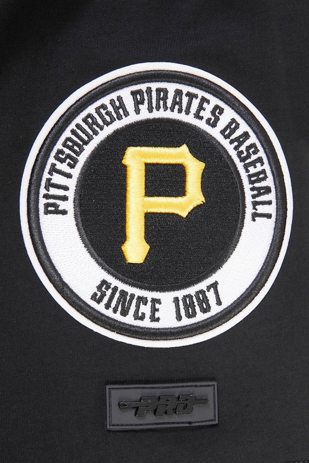 Pro Standard Men's MLB Pittsburgh Pirates Mashup Top - Black - BLACK Thumbnail View 7