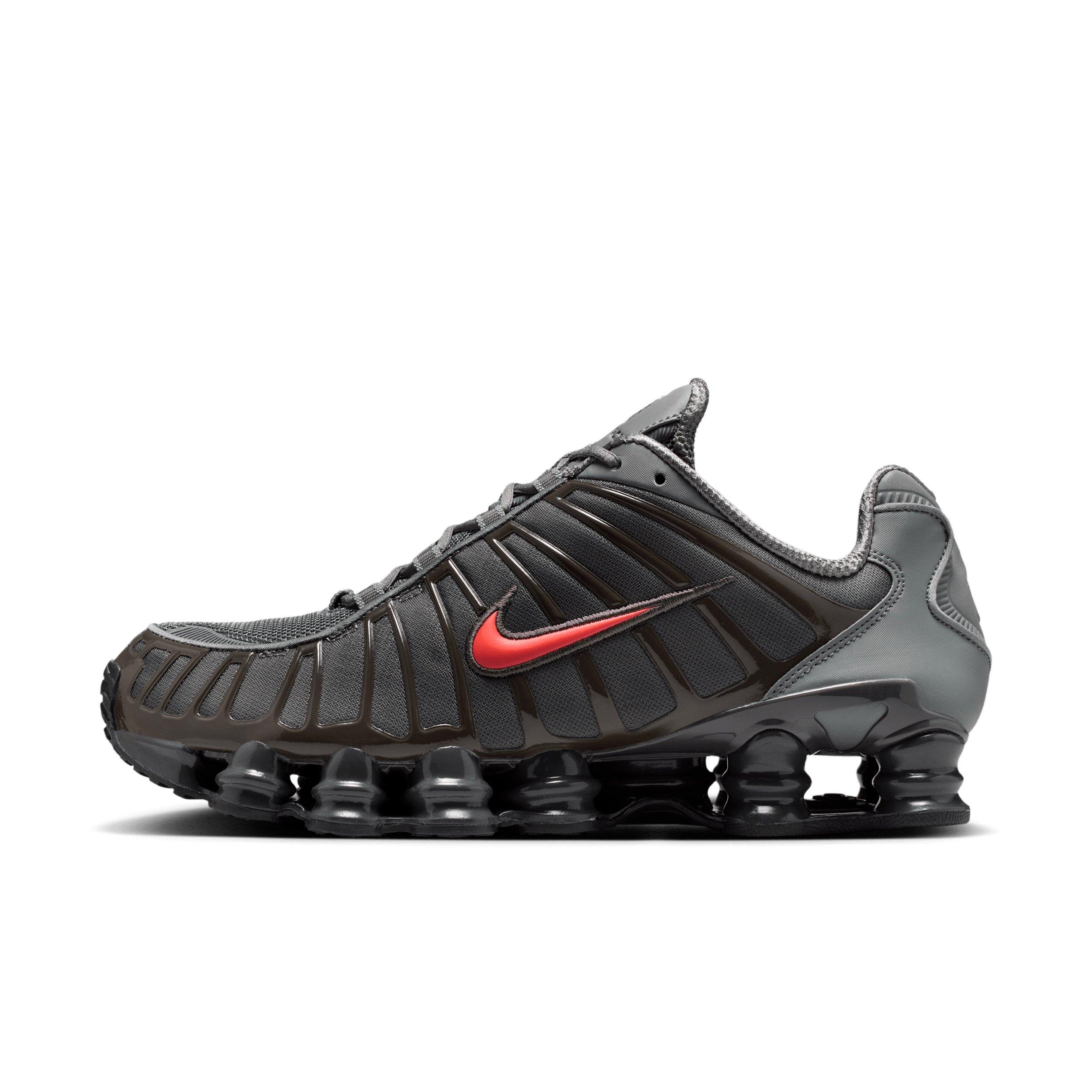 Nike Shox TL "Smoke Grey/Medium Ash/Anthracite/Bright Crimson" Men's Shoe - GREY/MD ASH/ANTHRACITE/CRIMSON Thumbnail View 2