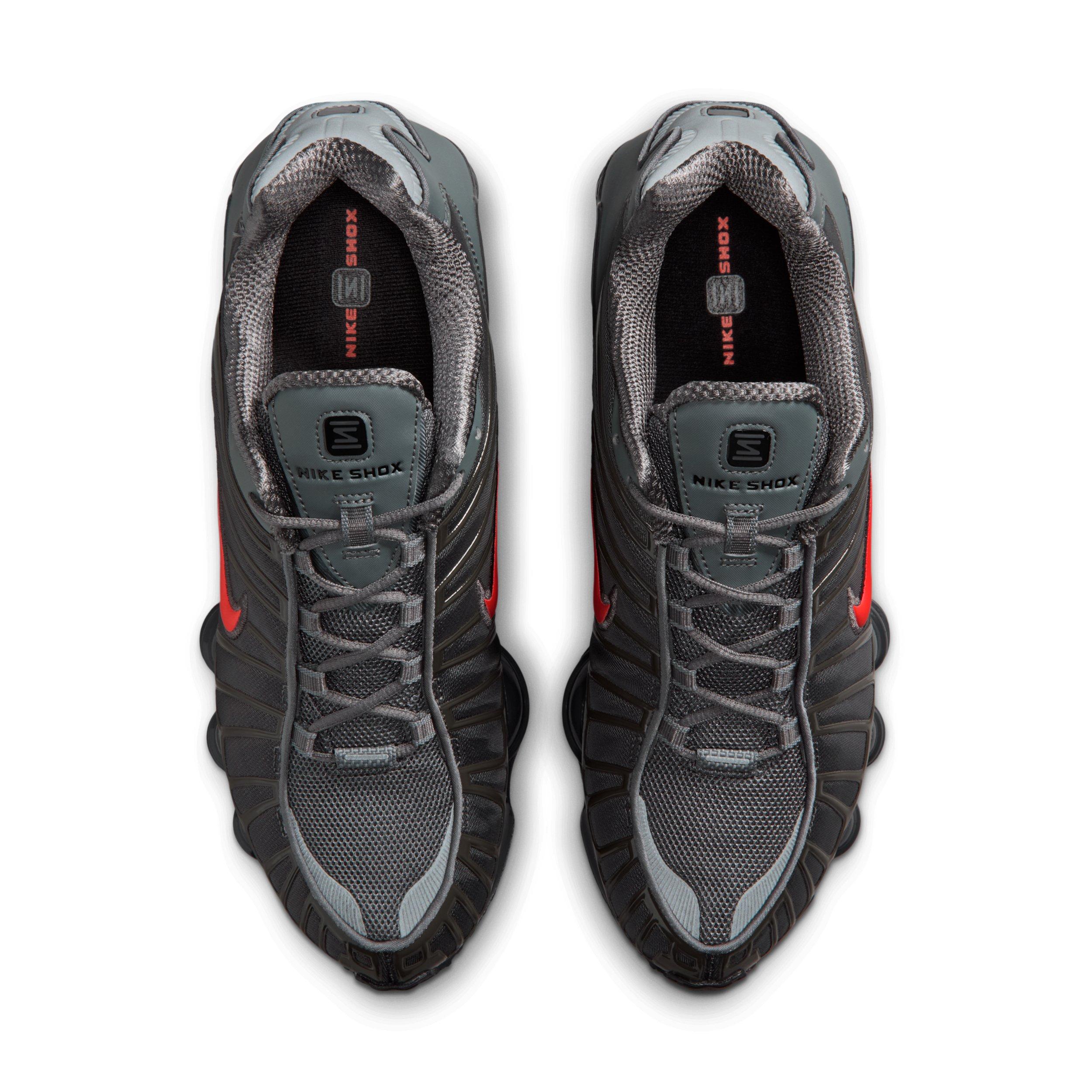 Nike Shox TL "Smoke Grey/Medium Ash/Anthracite/Bright Crimson" Men's Shoe - GREY/MD ASH/ANTHRACITE/CRIMSON Thumbnail View 4