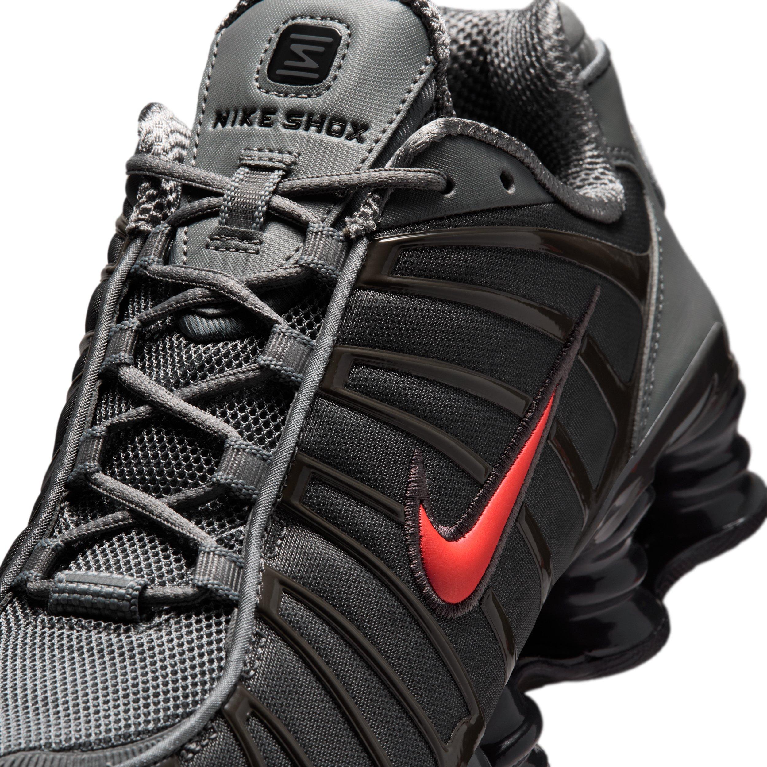 Nike Shox TL "Smoke Grey/Medium Ash/Anthracite/Bright Crimson" Men's Shoe - GREY/MD ASH/ANTHRACITE/CRIMSON Thumbnail View 7