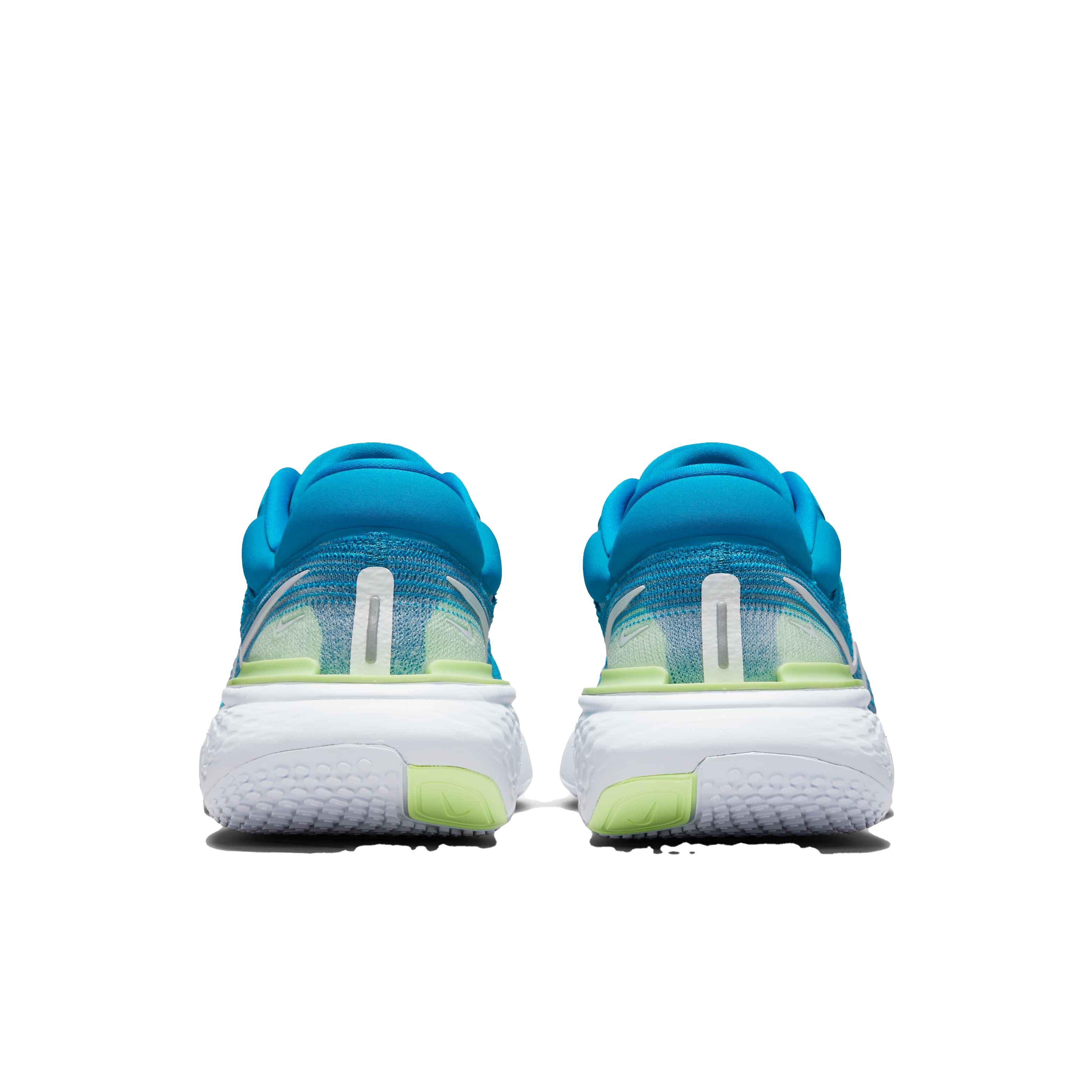 Nike ZoomX Invincible Run Flyknit "Blue Orbit/White/Lime Glow/Football Grey" Men's Running Shoe - BLUE Thumbnail View 5