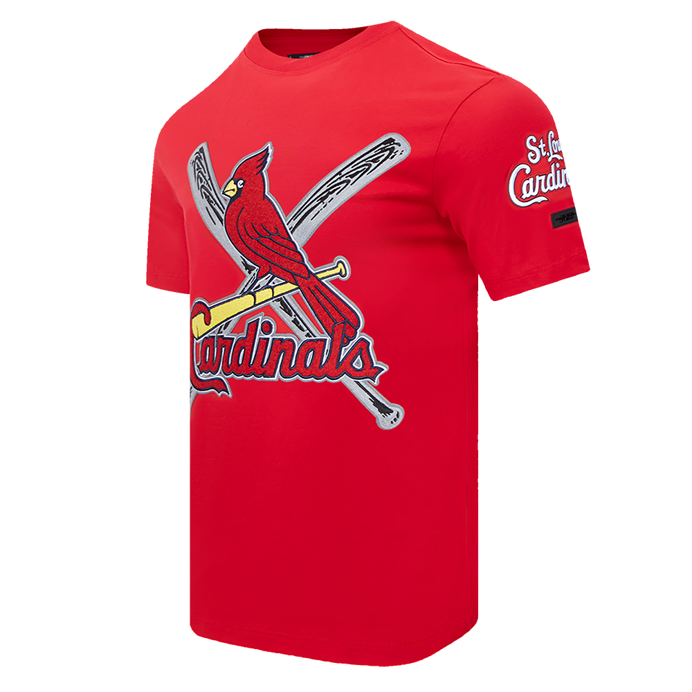 Pro Standard Men's MLB St. Louis Cardinals Mashup Top - Red - RED Thumbnail View 3