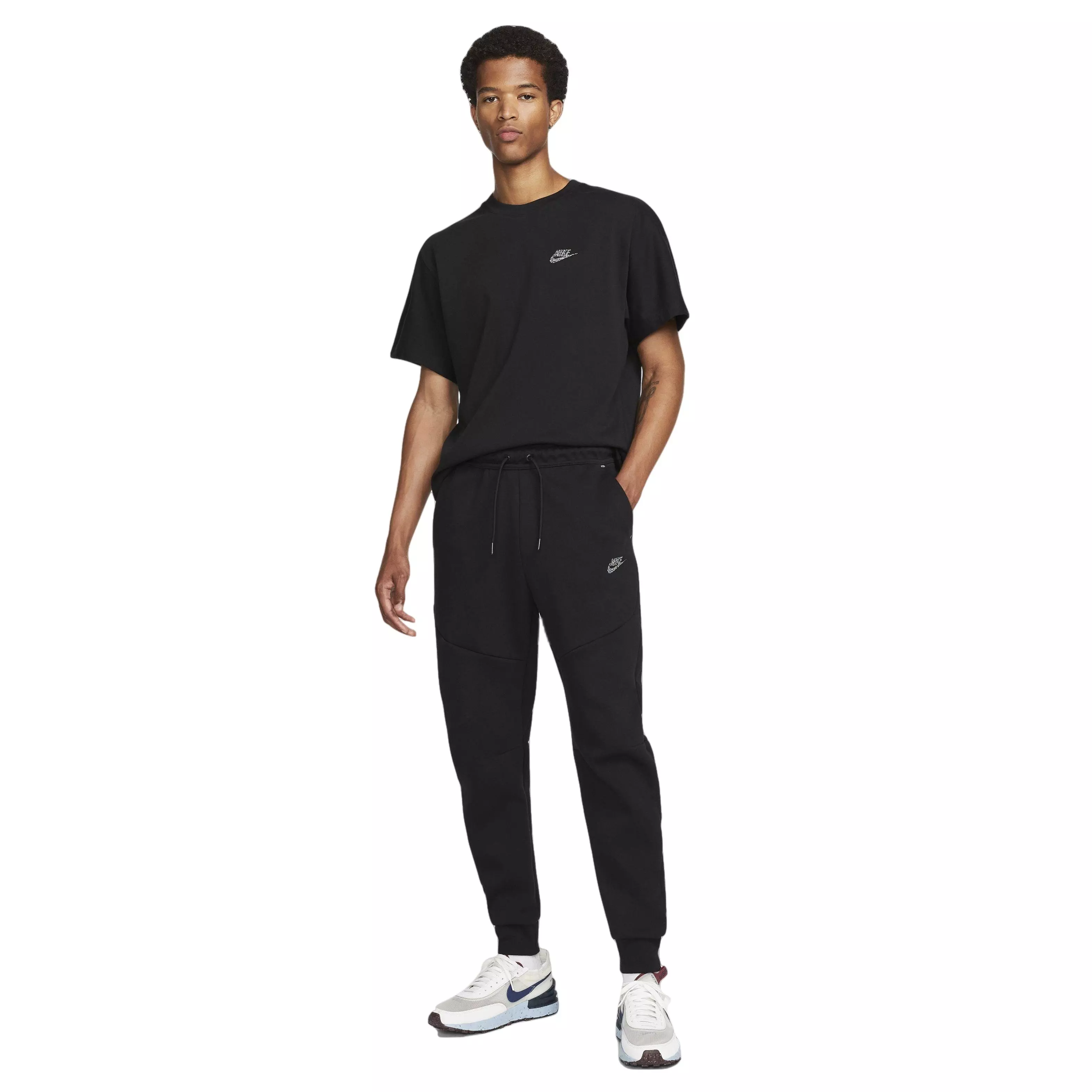 Nike Men's Sportswear Tech Fleece Revival Joggers-Black - BLACK