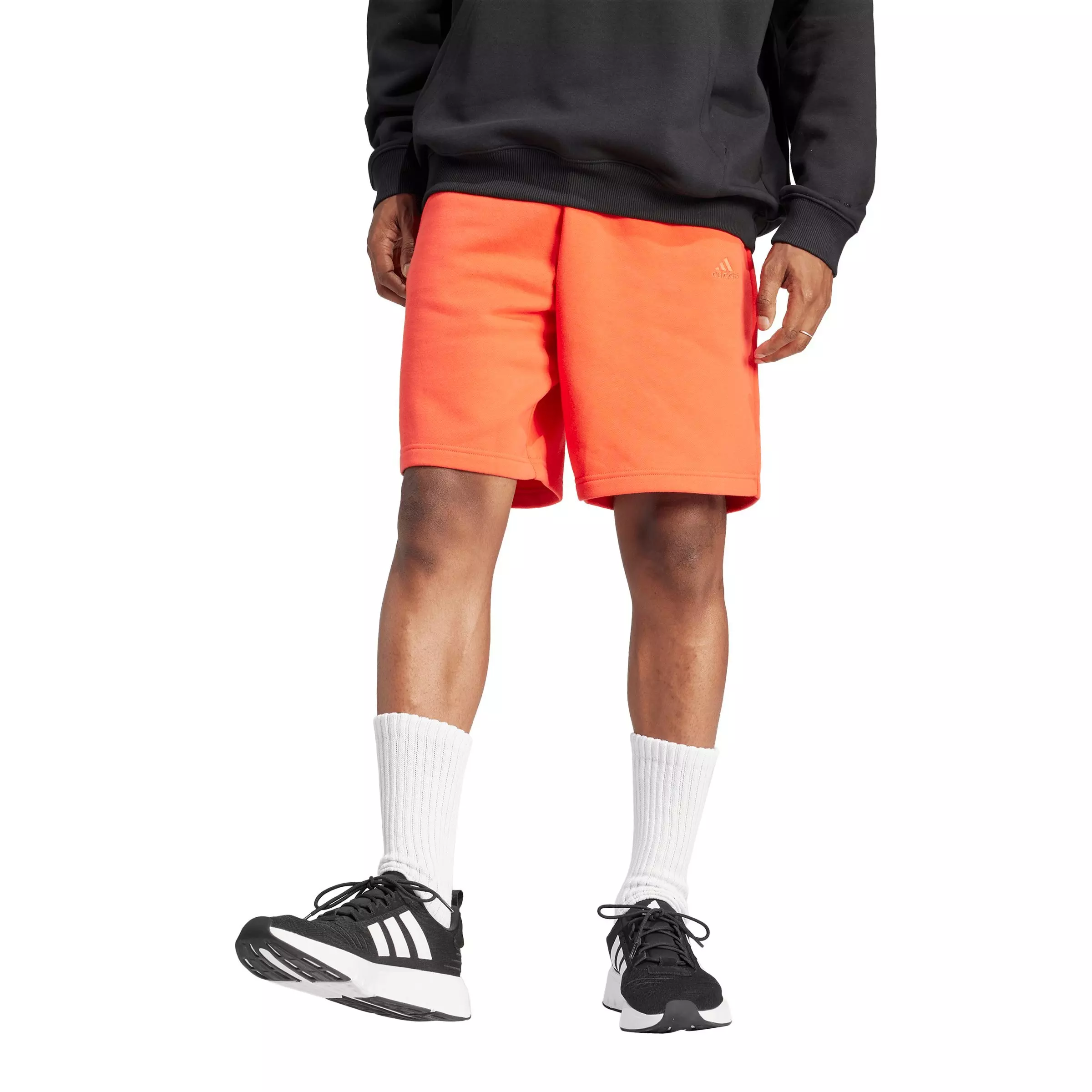 adidas Men's ALL SZN Fleece Shorts - Red - RED