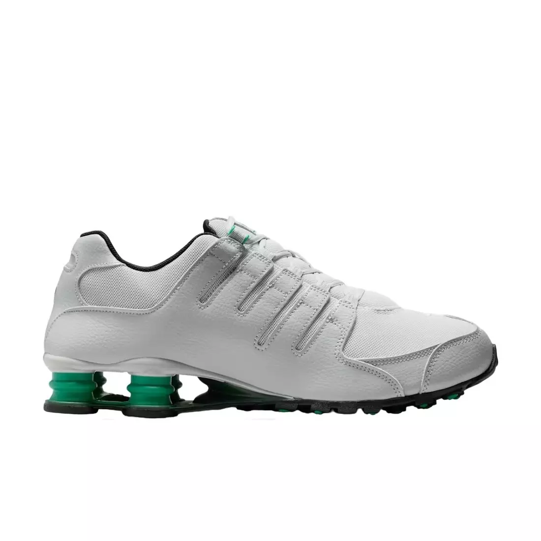 Nike Shox NZ "Grey Fog/Stadium Green/Fir/Black" Men's Shoe - GREY/GREEN/BLACK