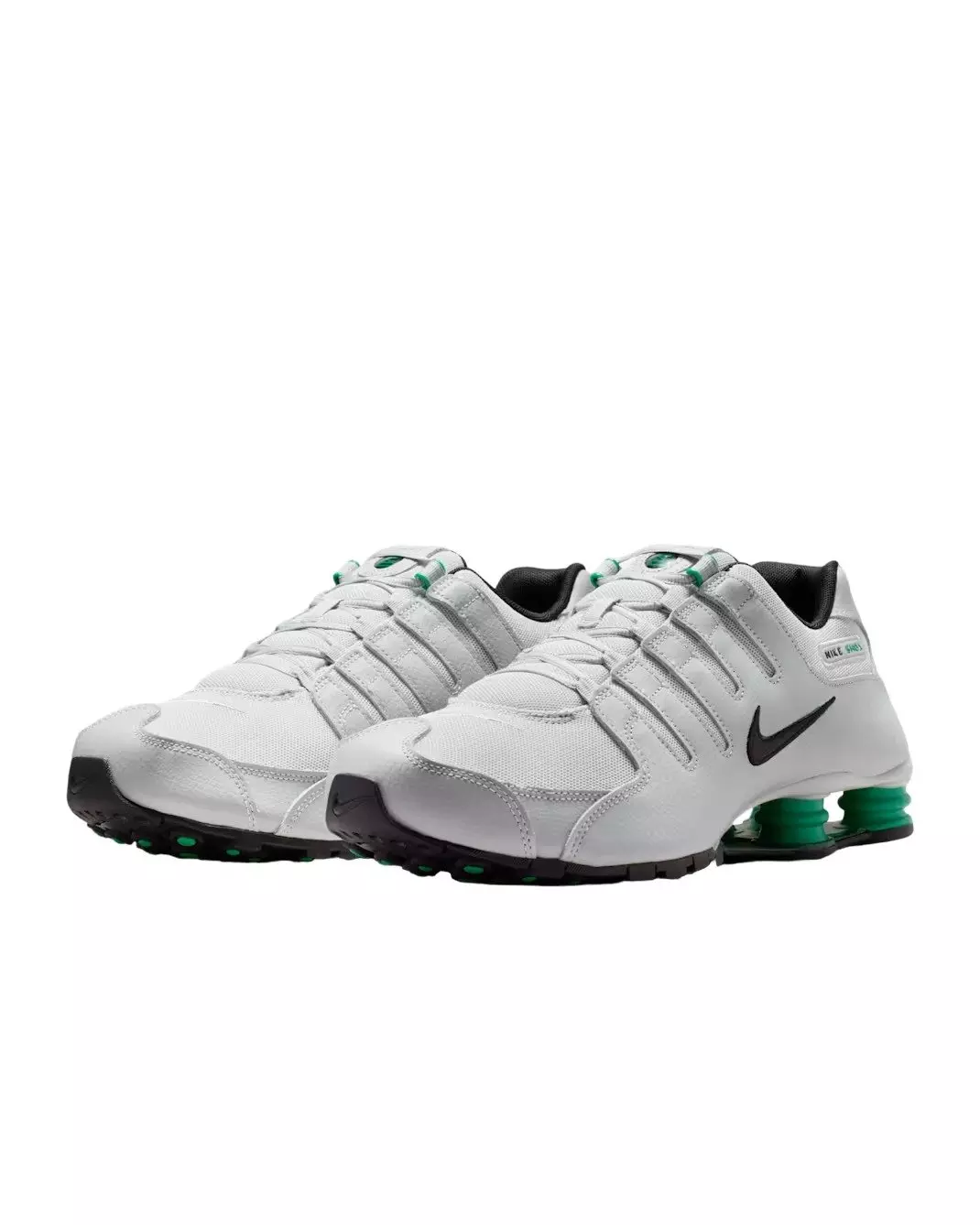 Nike Shox NZ "Grey Fog/Stadium Green/Fir/Black" Men's Shoe - GREY/GREEN/BLACK