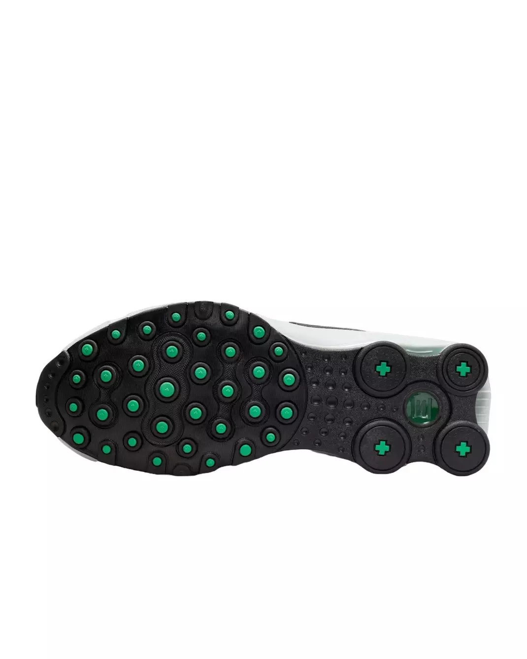 Nike Shox NZ "Grey Fog/Stadium Green/Fir/Black" Men's Shoe - GREY/GREEN/BLACK