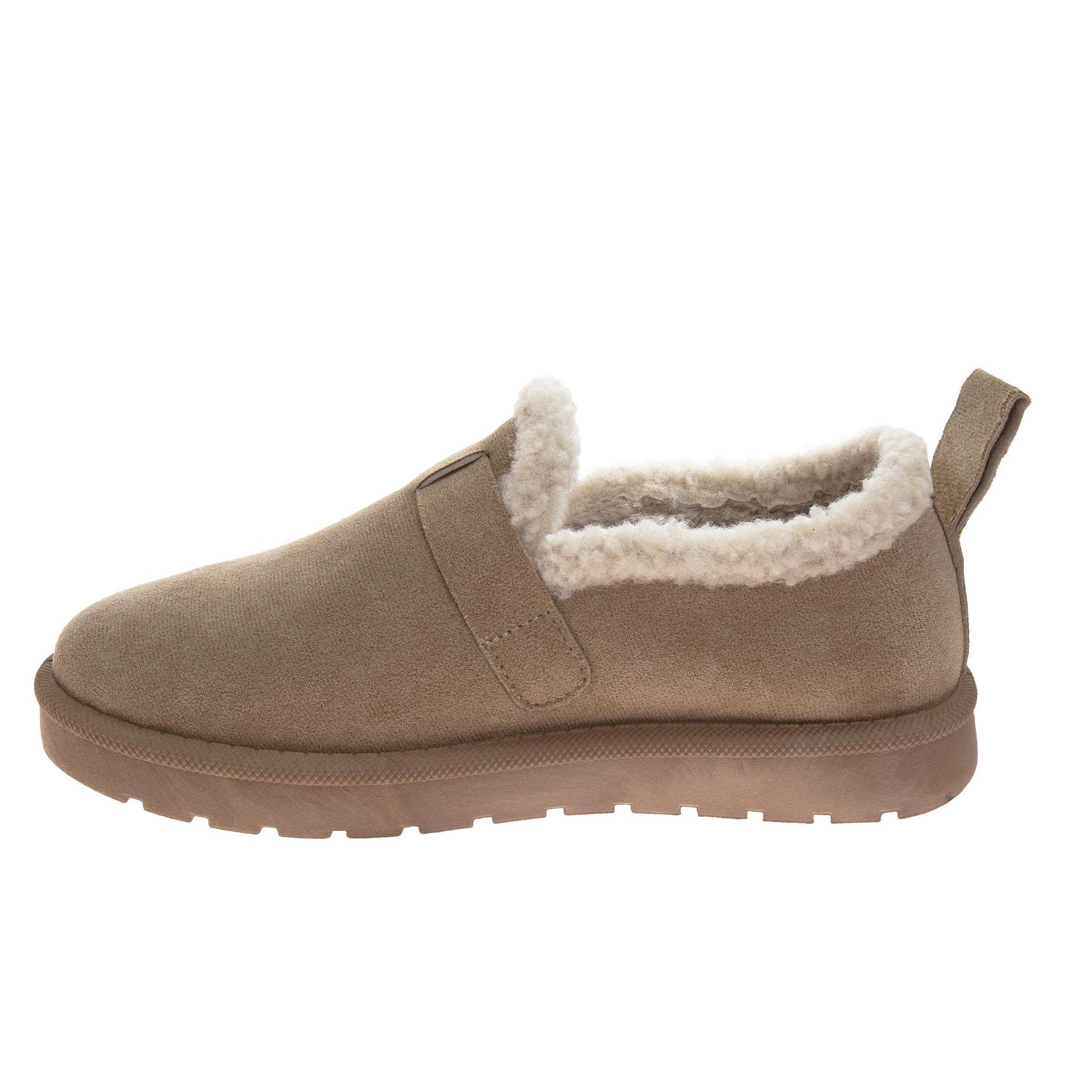 Avalanche Plush Faux Suede "Sand" Women's Shoe - SAND