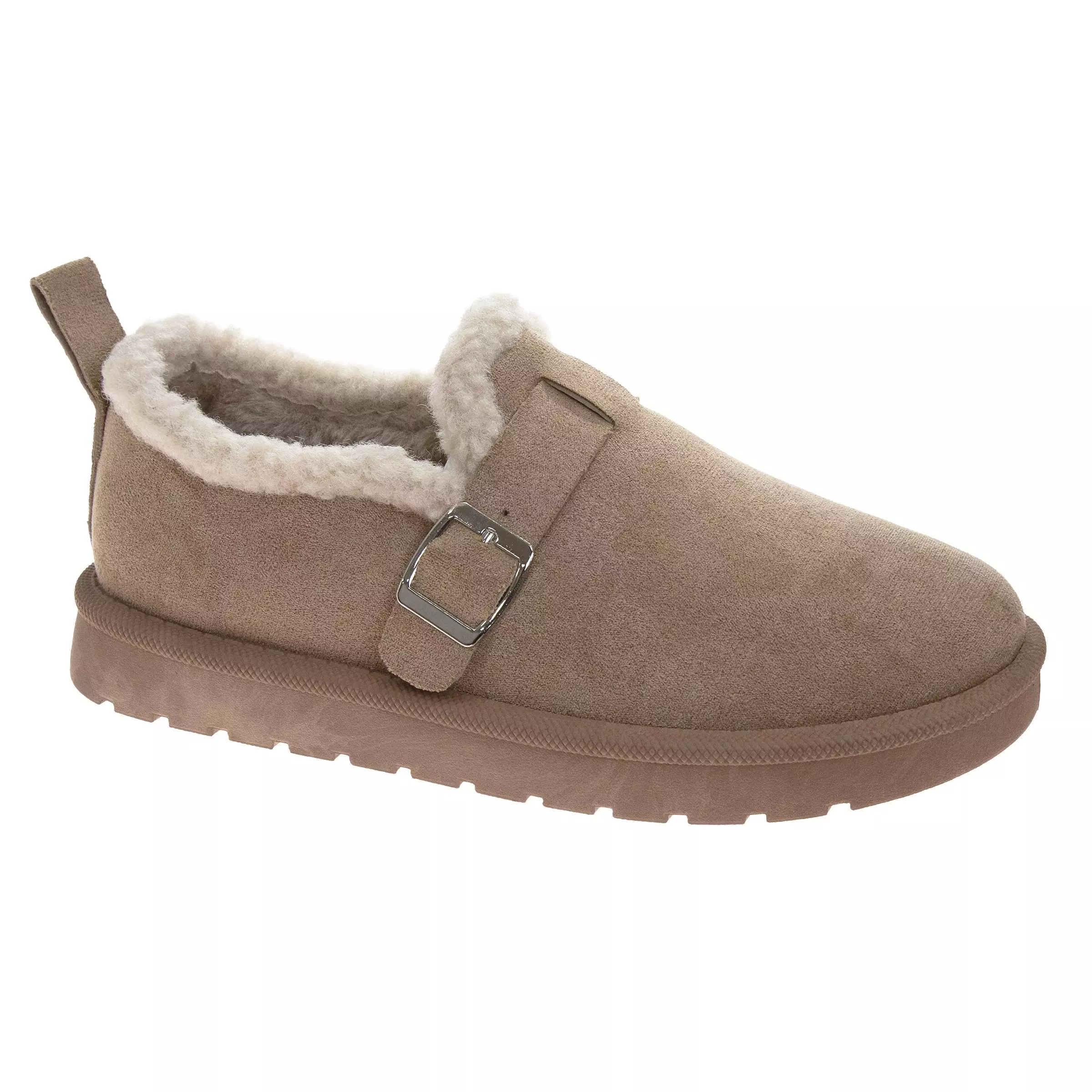 Avalanche Plush Faux Suede "Sand" Women's Shoe - SAND