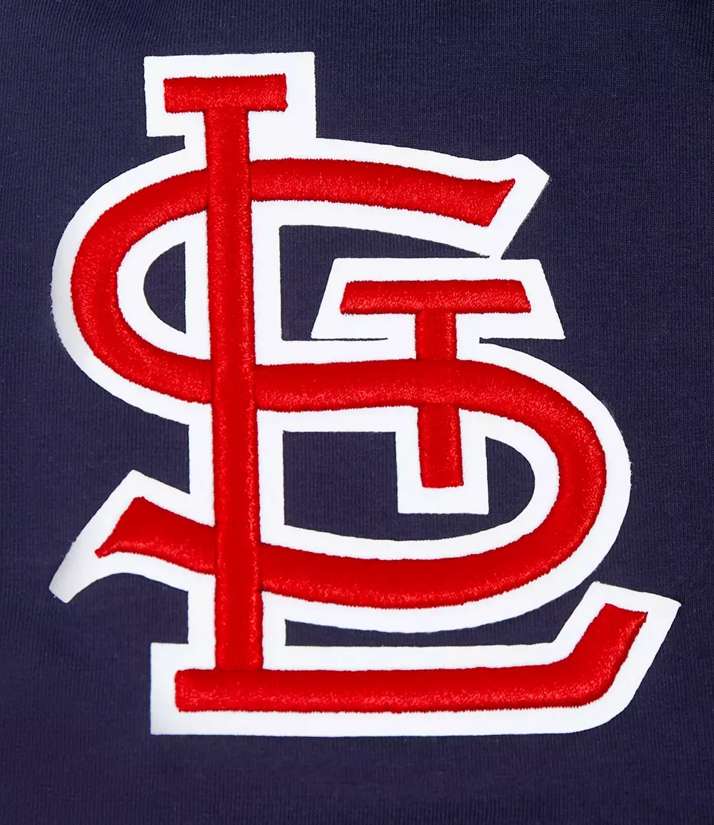 Pro Standard Men's MLB St. Louis Cardinals Old English Tee - Navy - NAVY