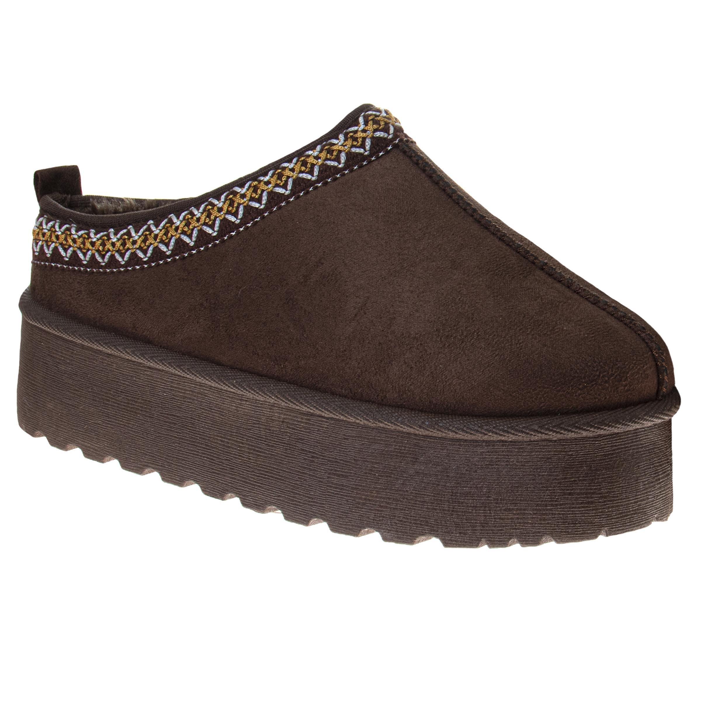 Avalanche Platform "Brown" Women's Shoe - BROWN