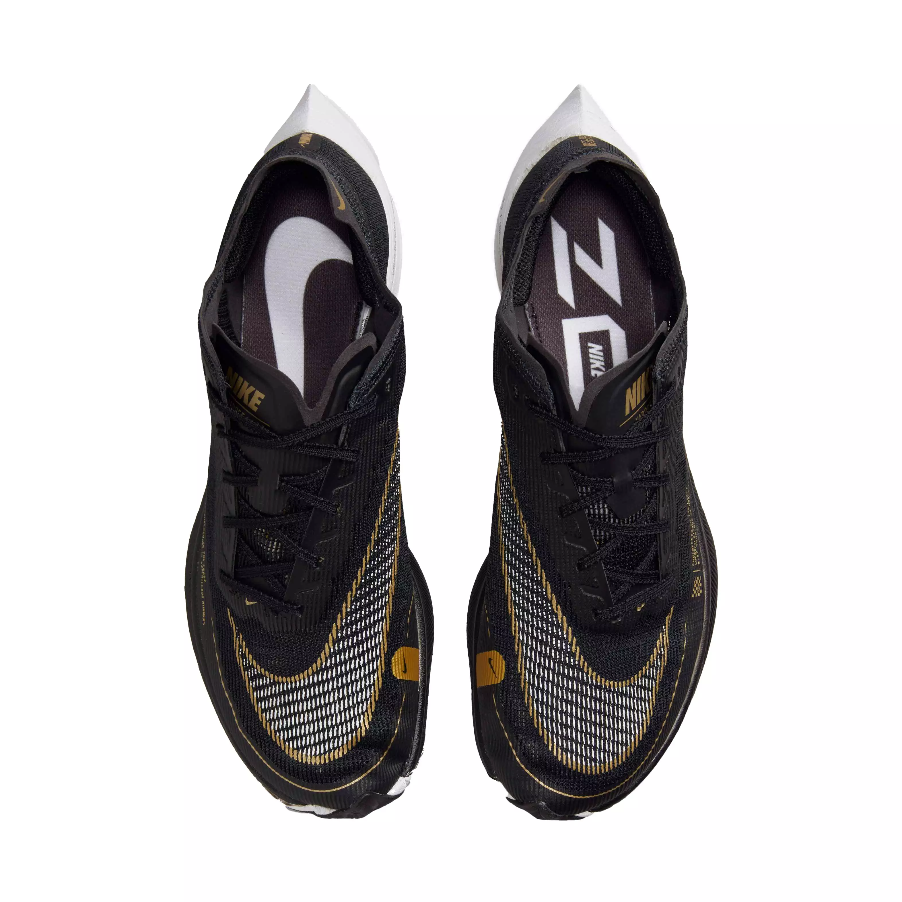 Nike ZoomX Vaporfly Next% 2 "Black/White/Metallic Gold Coin" Men's Running Shoe - BLACK