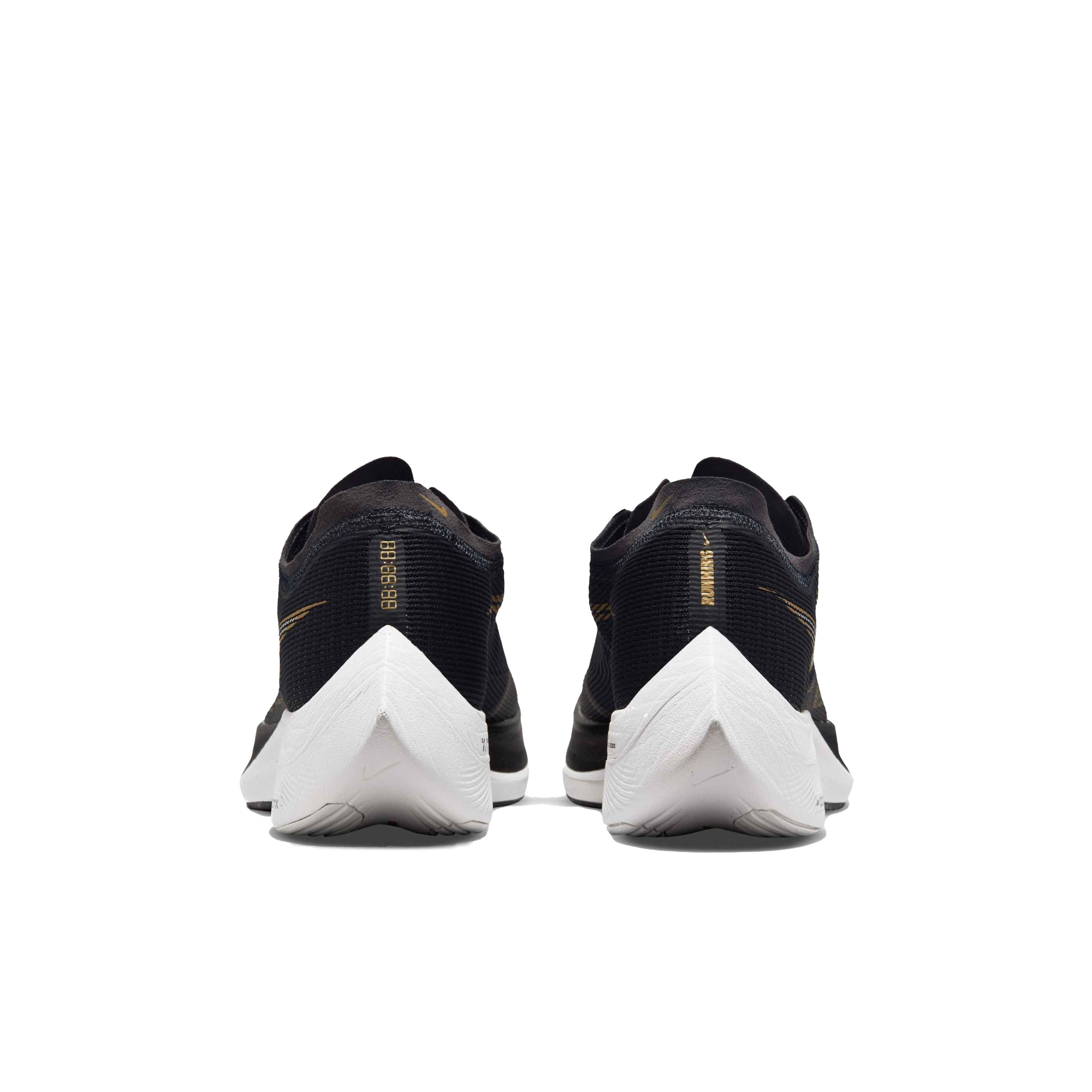 Nike ZoomX Vaporfly Next% 2 "Black/White/Metallic Gold Coin" Men's Running Shoe - BLACK Thumbnail View 5