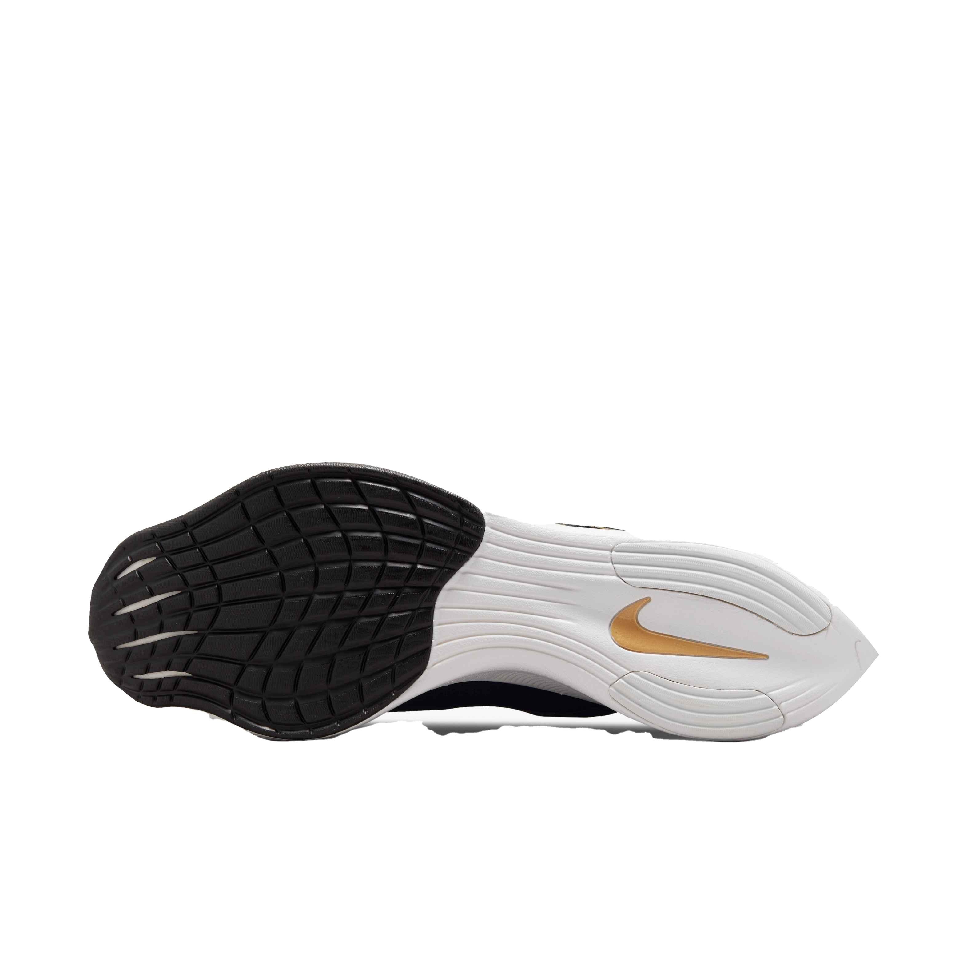 Nike ZoomX Vaporfly Next% 2 "Black/White/Metallic Gold Coin" Men's Running Shoe - BLACK Thumbnail View 6