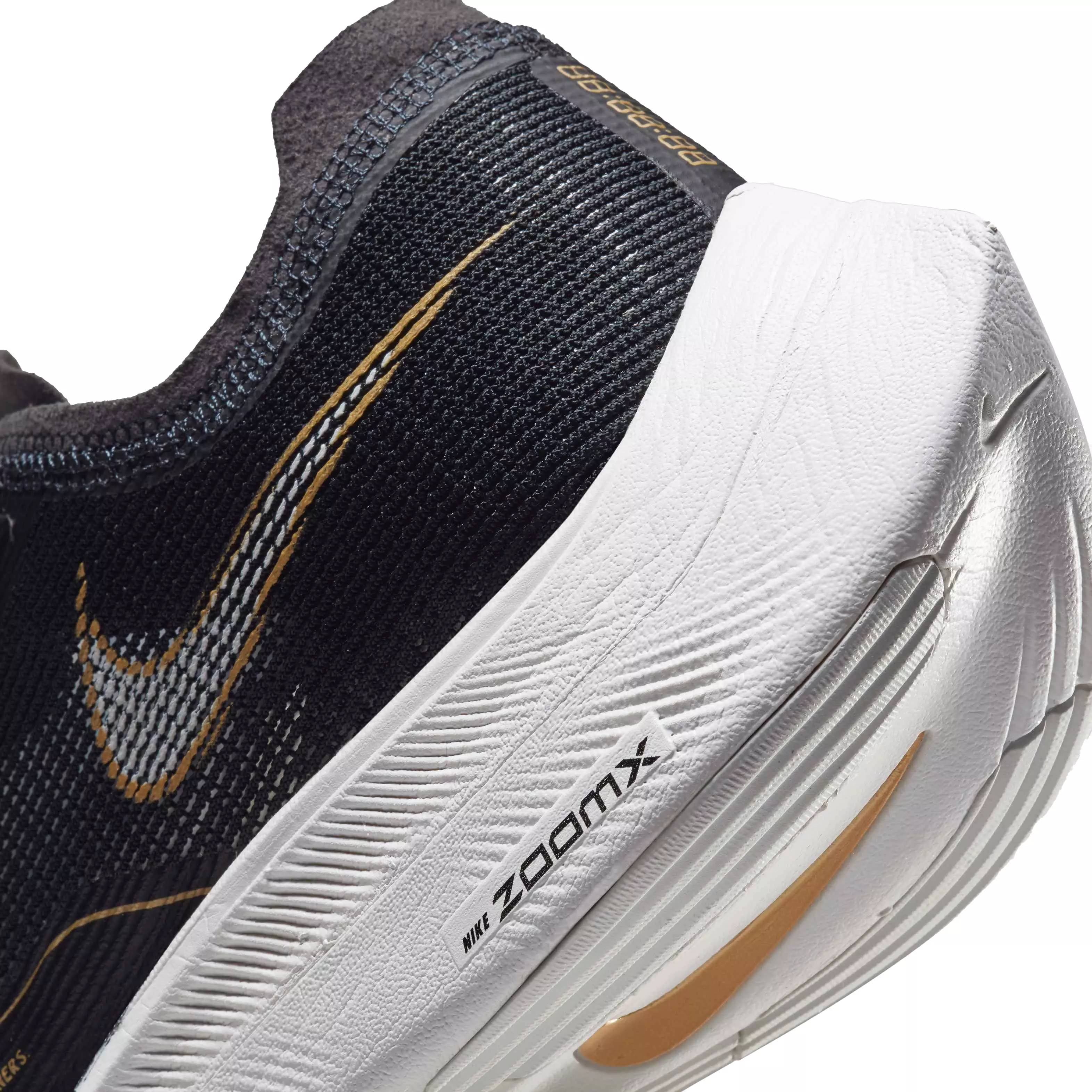 Nike ZoomX Vaporfly Next% 2 "Black/White/Metallic Gold Coin" Men's Running Shoe - BLACK