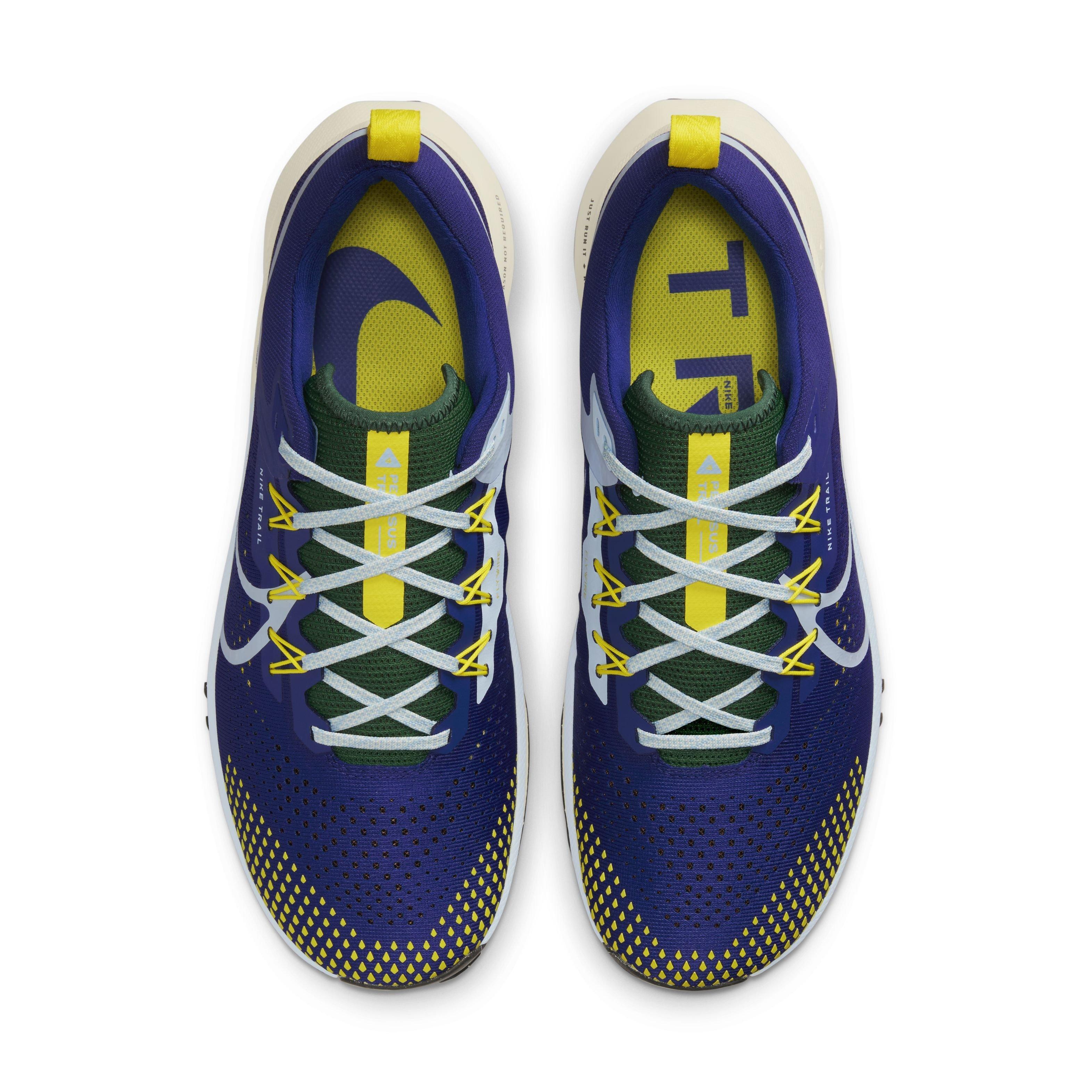 Nike Pegasus Trail 4 "Deep Royal Blue/Celestine Blue" Men's Trail Running Shoe - BLUE Thumbnail View 4