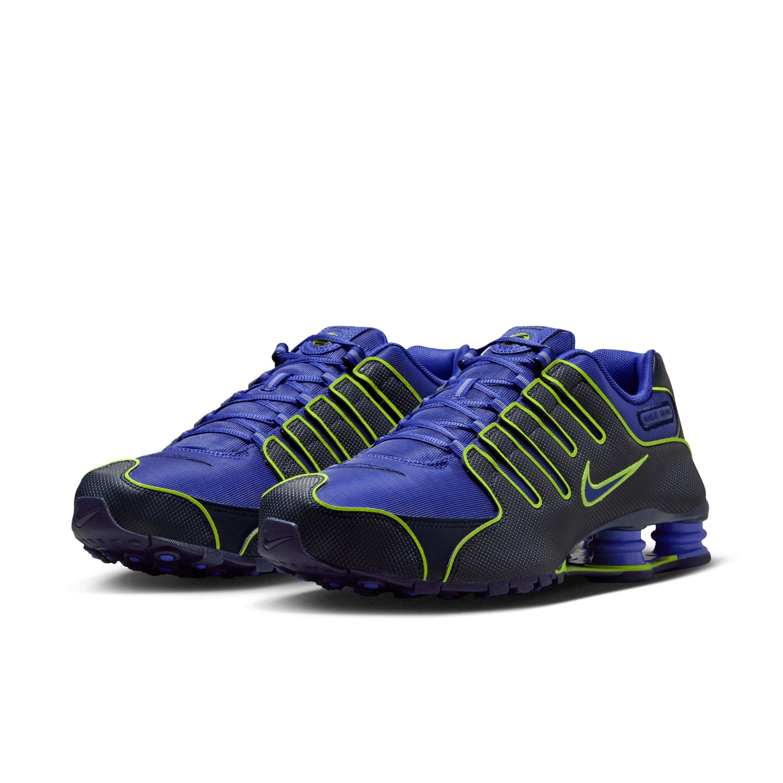 Nike Shox NZ "Lapis/Blue Void/Volt/Lapis" Men's Shoe - LAPIS/BLUE/VOLT/LAPIS Thumbnail View 3