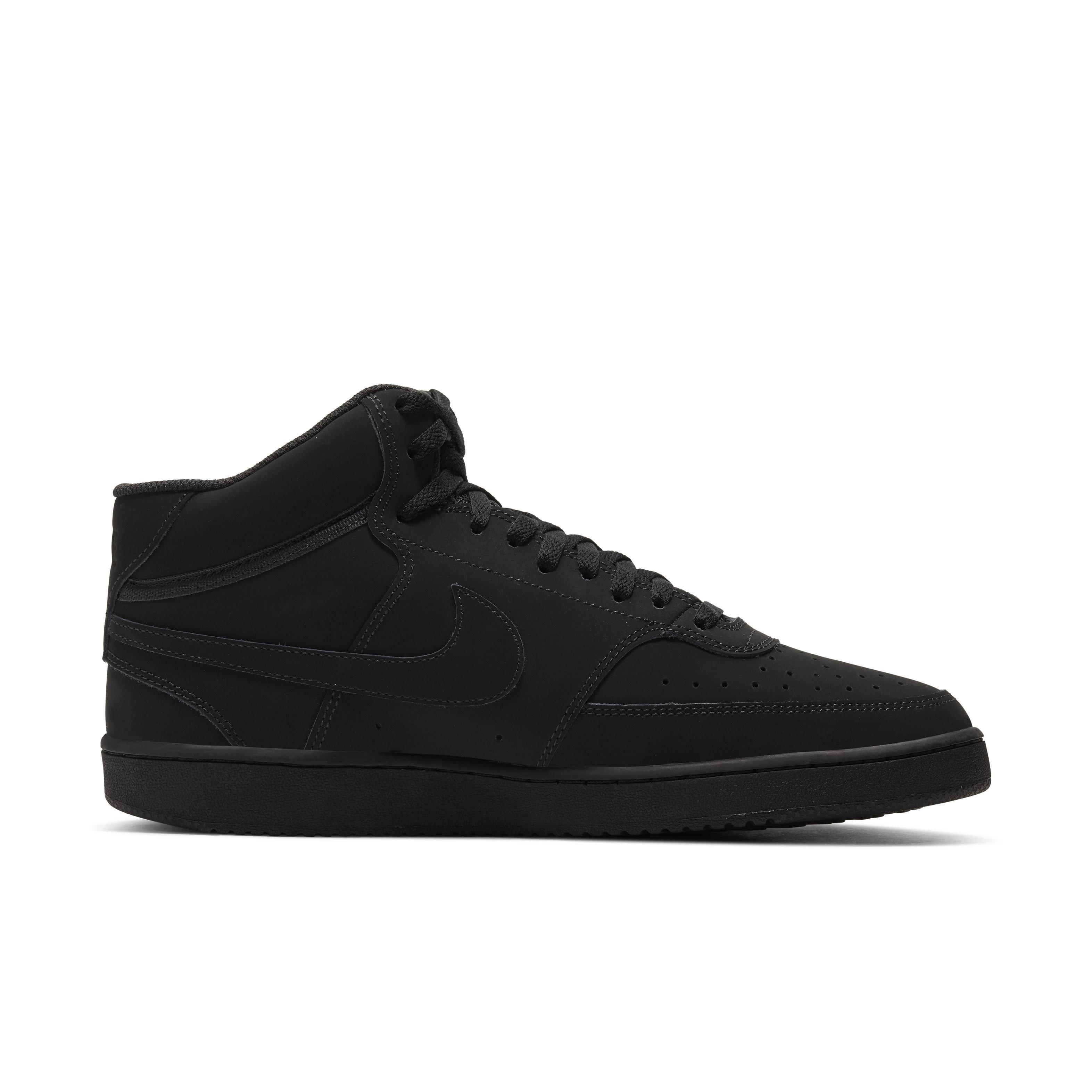 Men\'s‎ Nike Court Vision Mid Shoes Men\'s Size 9 Boots Black/Phantom/Black Nike Court Vision Winter Black/Phantom Men main image 4
