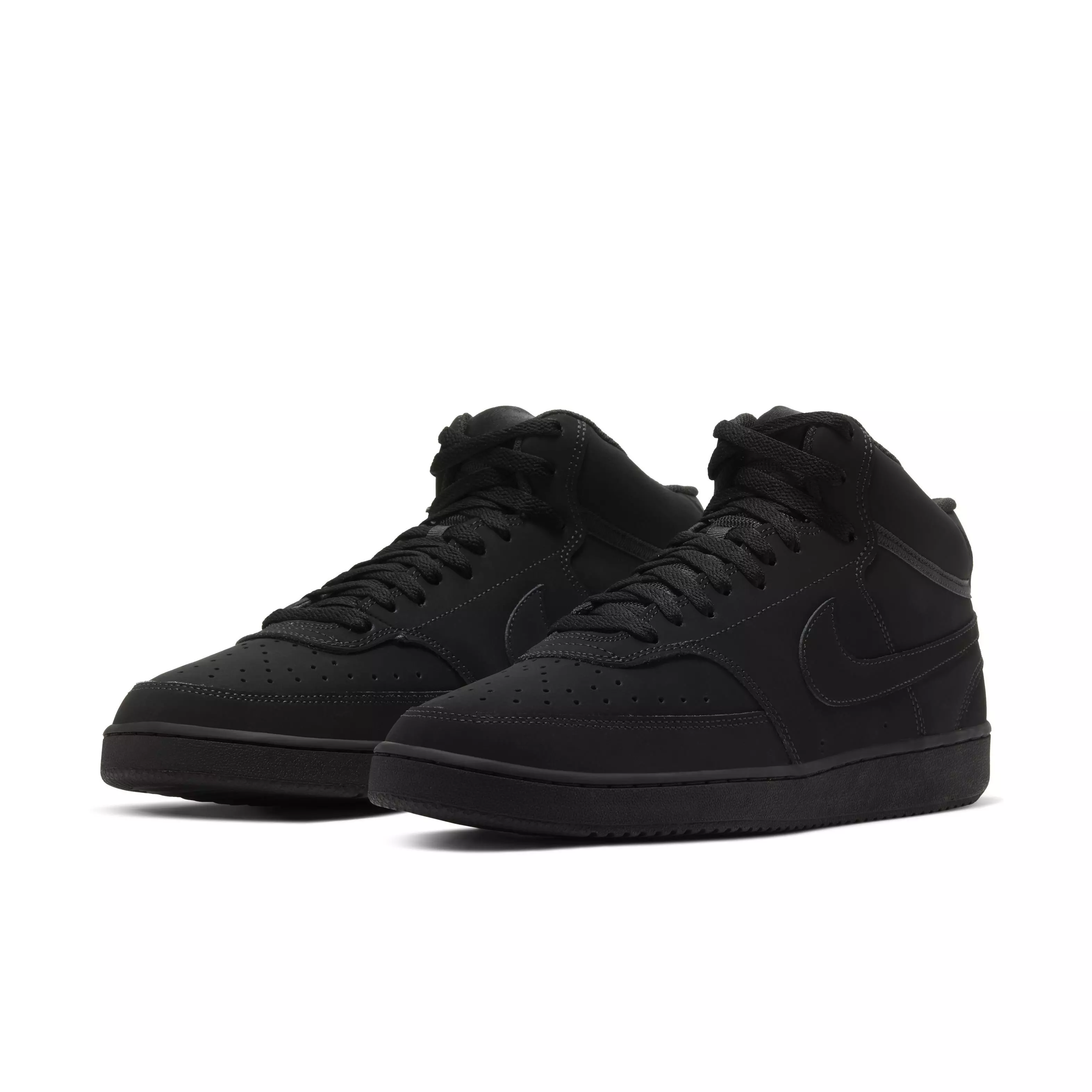Nike Court Vision Mid "Black" Men's Shoe - BLACK