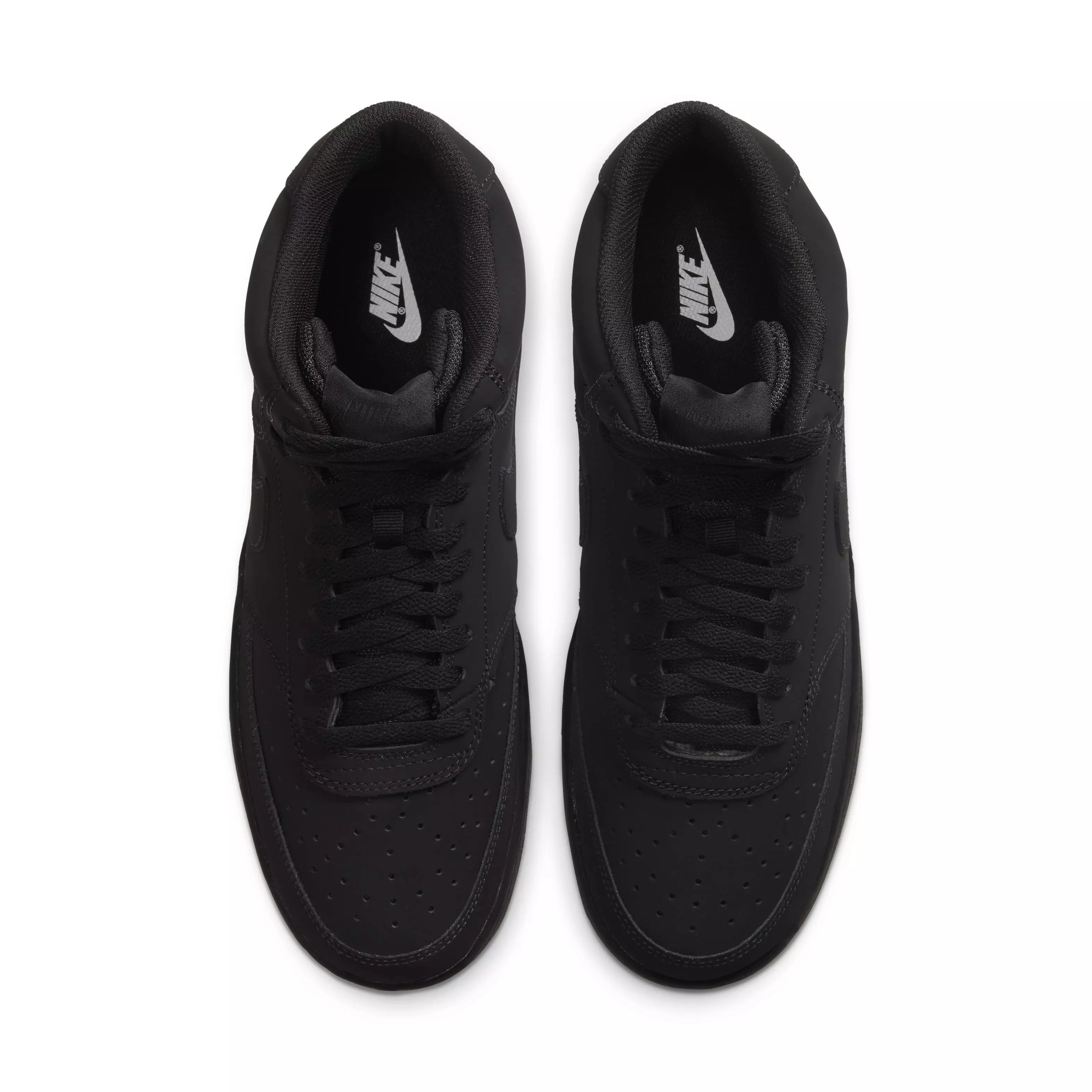 Nike Court Vision Mid "Black" Men's Shoe - BLACK