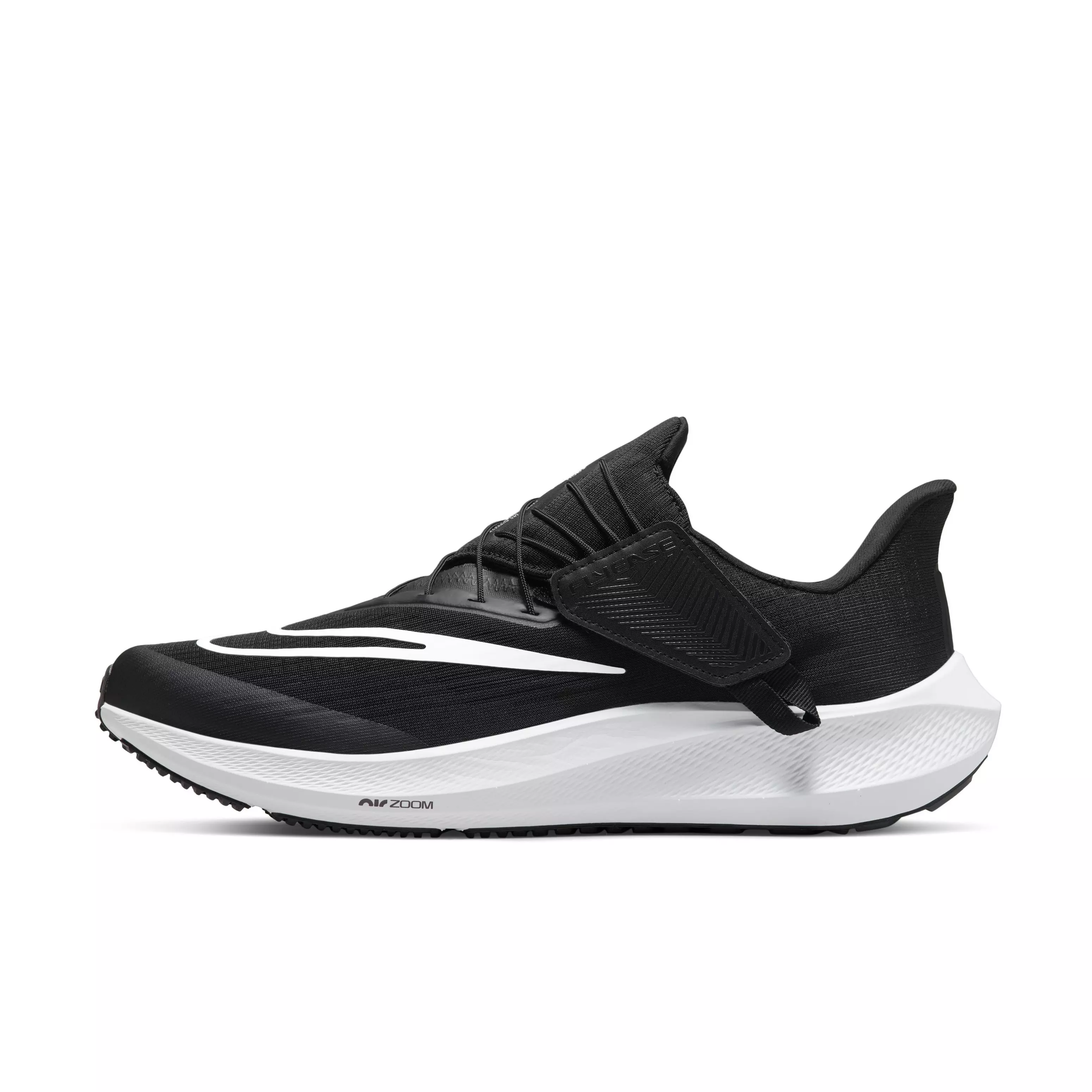 Nike Air Zoom Pegasus FlyEase "Black/White/Dark Smoke Grey" Men's Running Shoe - BLACK