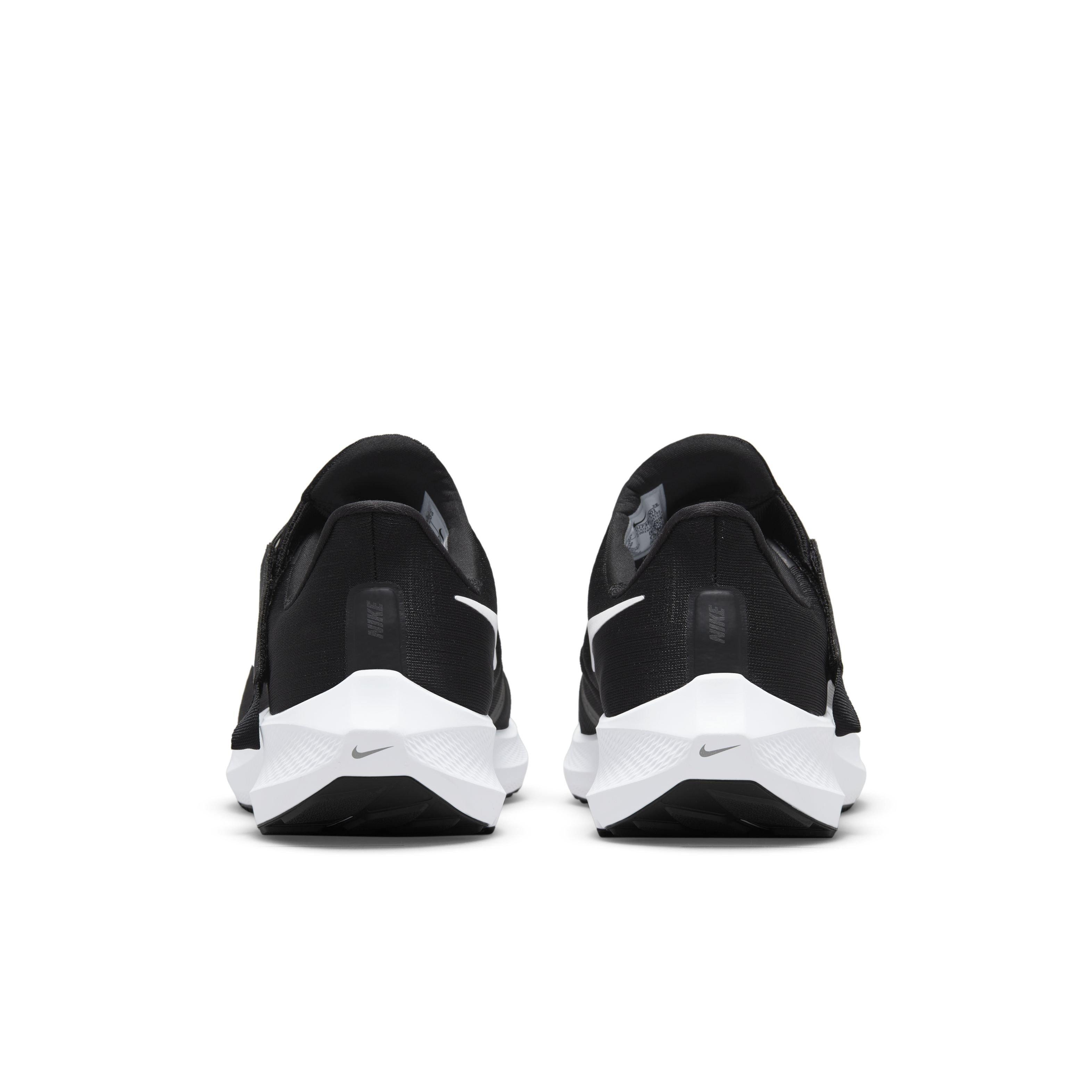 Nike Air Zoom Pegasus FlyEase "Black/White/Dark Smoke Grey" Men's Wide Running Shoe - BLACK Thumbnail View 5