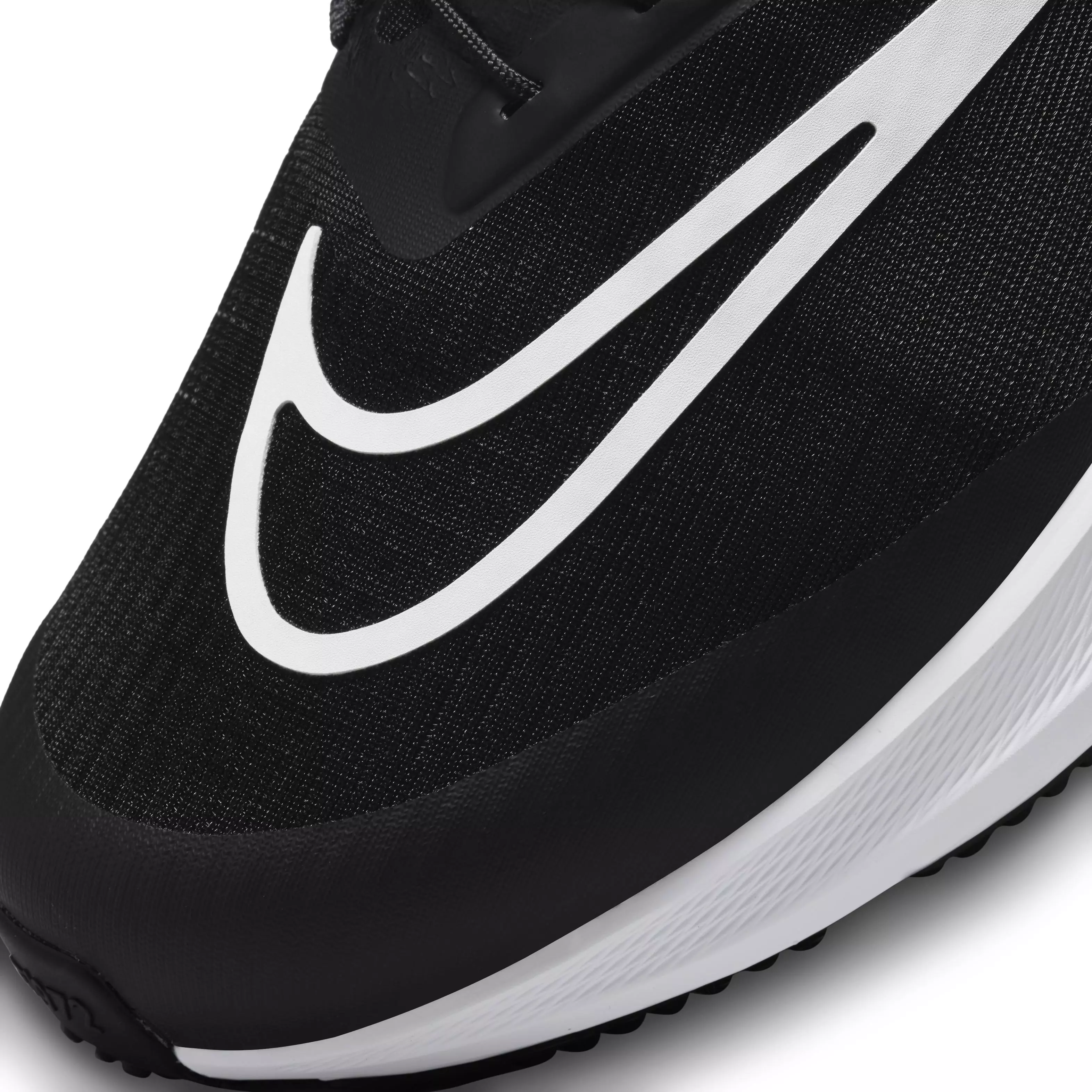 Nike Air Zoom Pegasus FlyEase "Black/White/Dark Smoke Grey" Men's Wide Running Shoe - BLACK