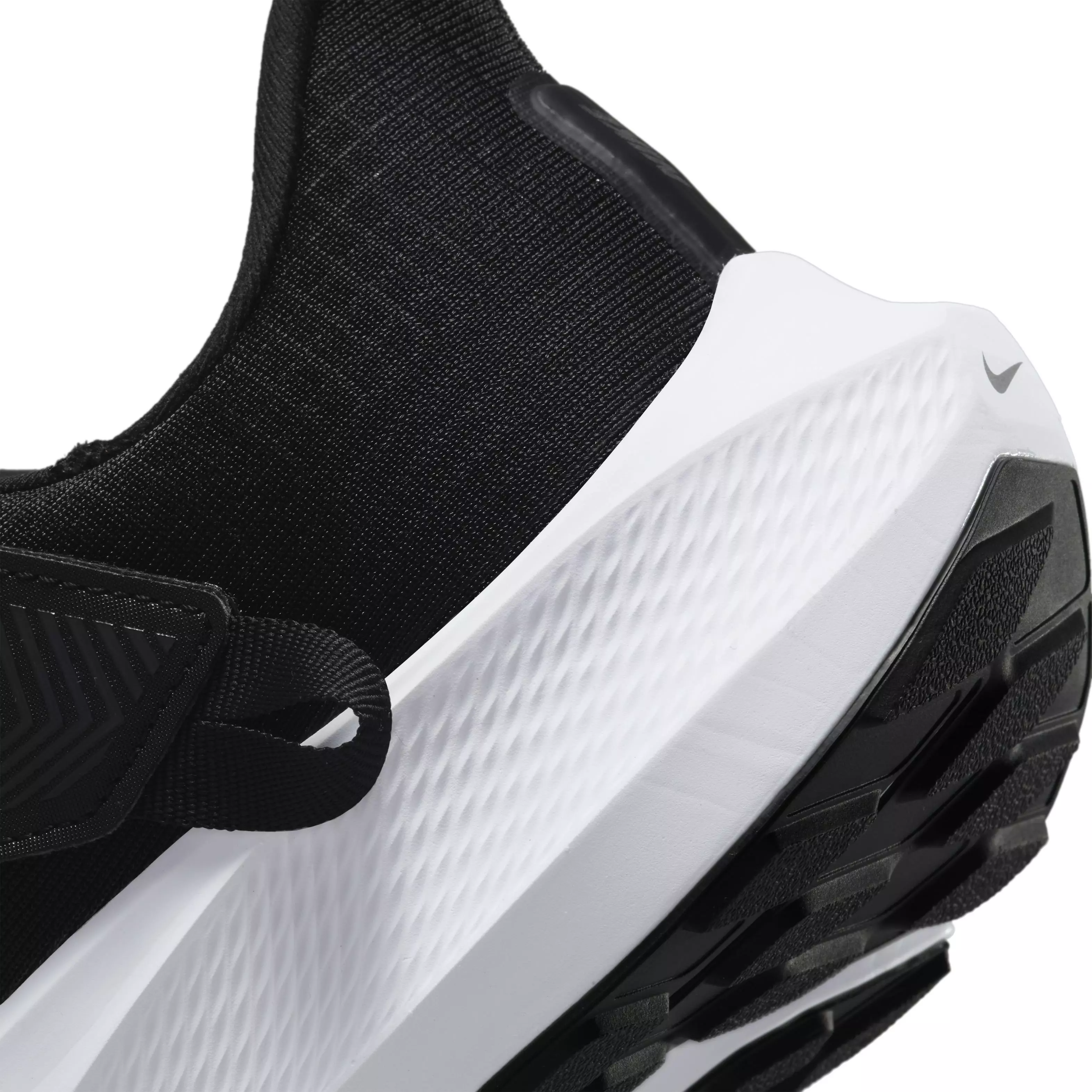 Nike Air Zoom Pegasus FlyEase "Black/White/Dark Smoke Grey" Men's Wide Running Shoe - BLACK