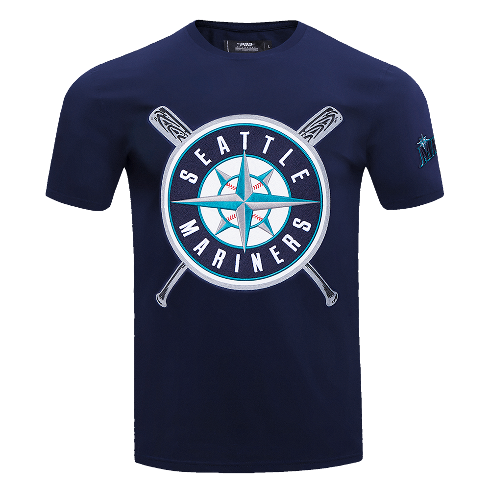 Pro Standard Men's MLB Seattle Mariners Mashup Top -Navy - NAVY Thumbnail View 1