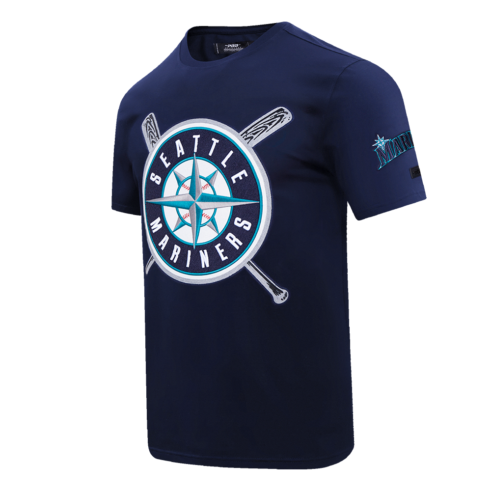 Pro Standard Men's MLB Seattle Mariners Mashup Top -Navy - NAVY Thumbnail View 3
