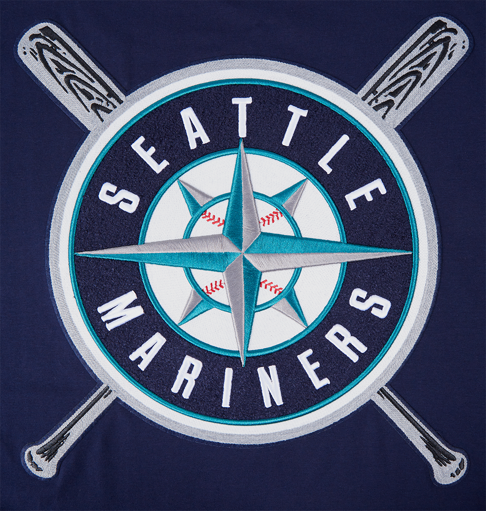 Pro Standard Men's MLB Seattle Mariners Mashup Top -Navy - NAVY Thumbnail View 5