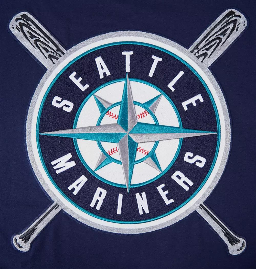 Pro Standard Men's MLB Seattle Mariners Mashup Top -Navy - NAVY