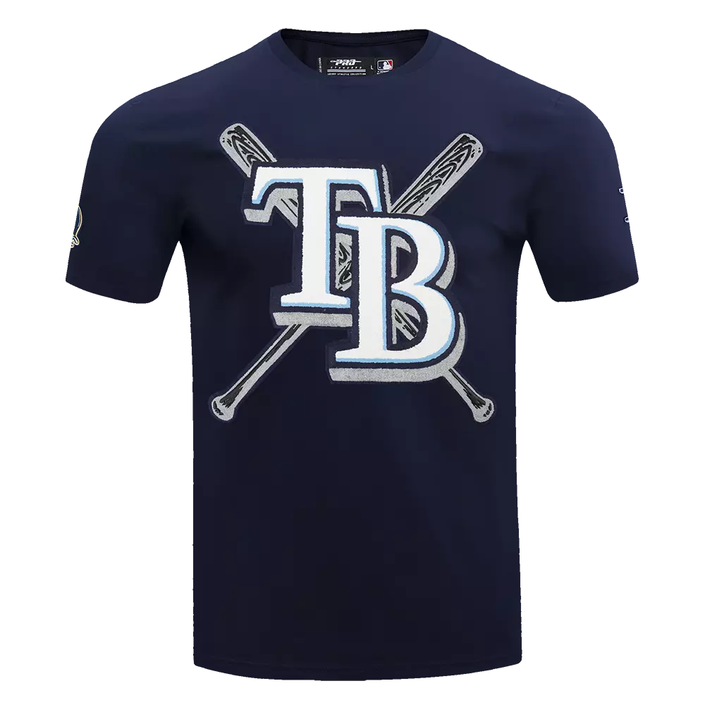 Pro Standard Men's MLB Tampa Bay Rays Mashup Top - Navy - NAVY