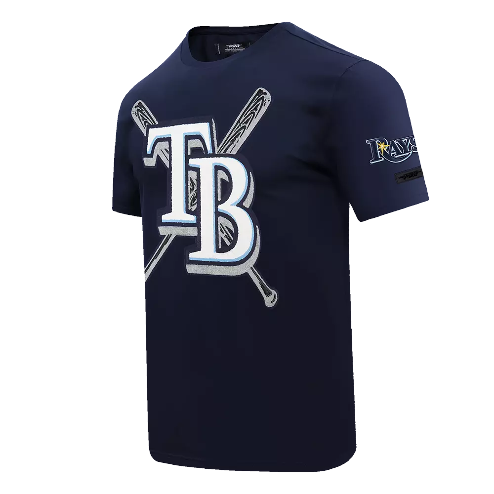 Pro Standard Men's MLB Tampa Bay Rays Mashup Top -Navy - NAVY