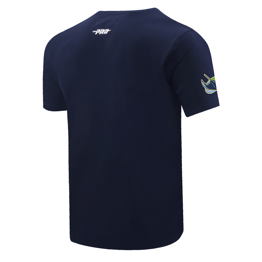 Pro Standard Men's MLB Tampa Bay Rays Mashup Top -Navy - NAVY Thumbnail View 4