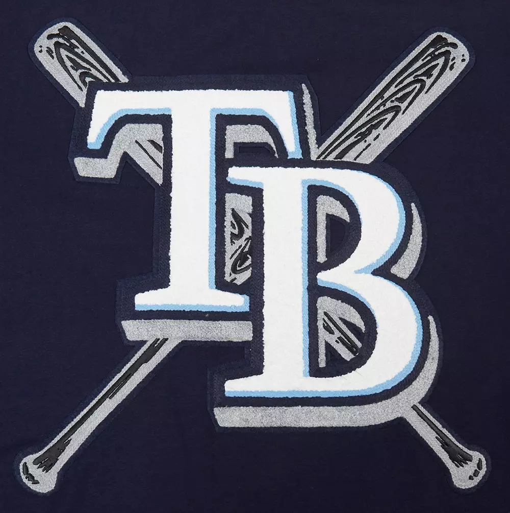 Pro Standard Men's MLB Tampa Bay Rays Mashup Top - Navy - NAVY