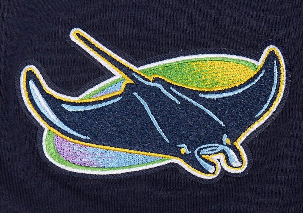 Pro Standard Men's MLB Tampa Bay Rays Mashup Top - Navy - NAVY Thumbnail View 6