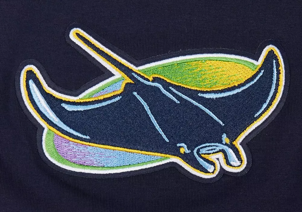Pro Standard Men's MLB Tampa Bay Rays Mashup Top -Navy - NAVY