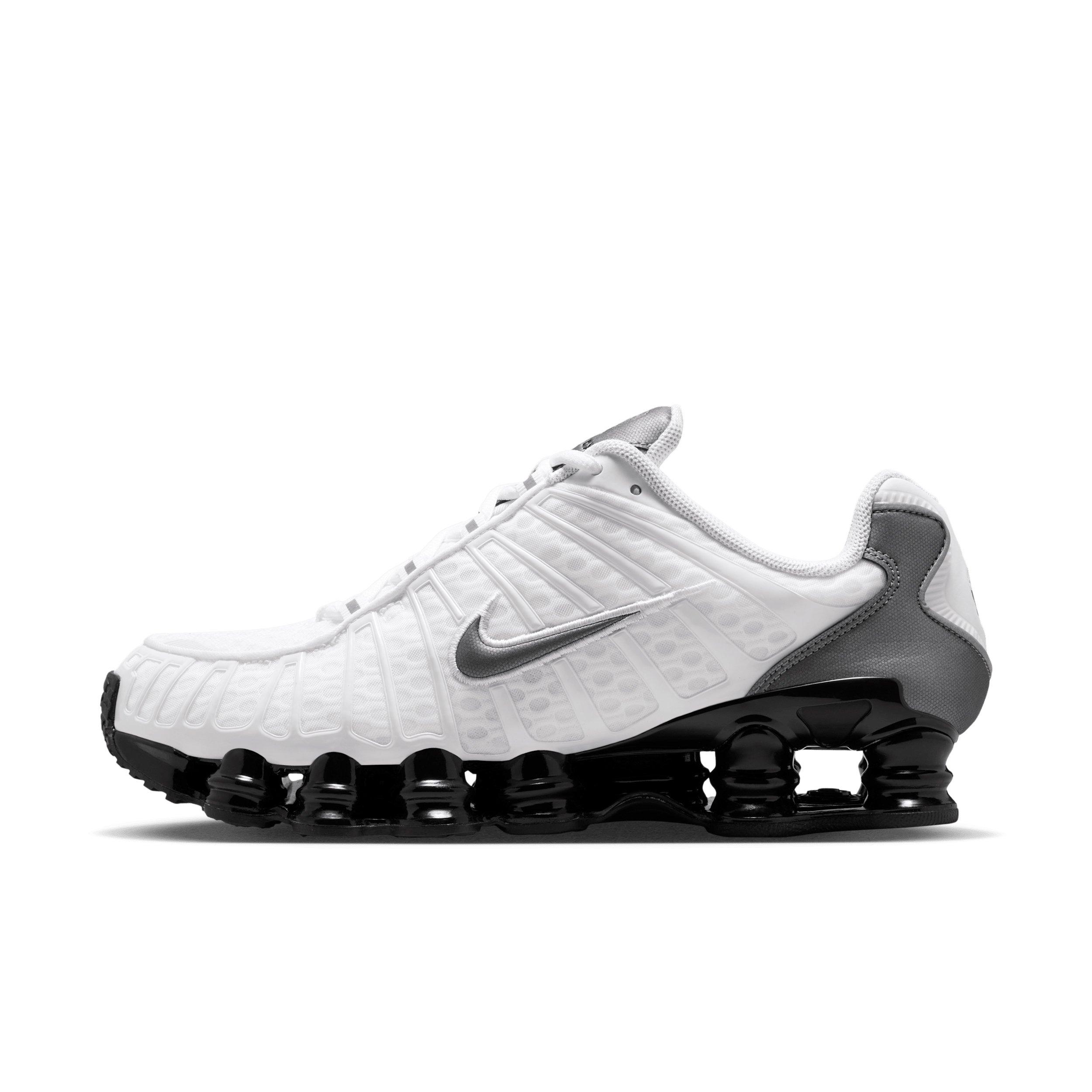 Nike Shox TL "White/Black/Cool Grey/Metallic Cool Grey" Men's Shoe - WHITE/BLACK/GREY/GREY Thumbnail View 2