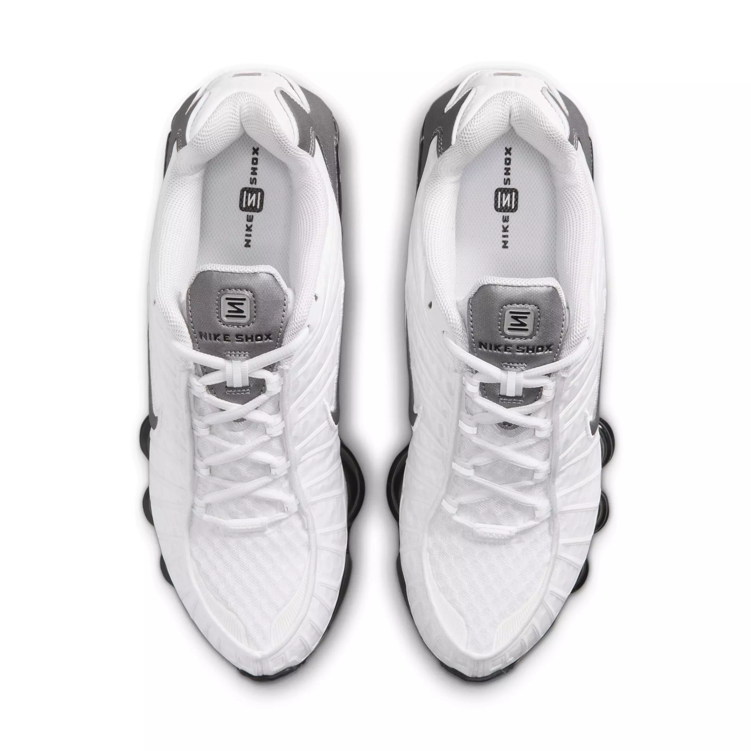 Nike Shox TL "White/Black/Cool Grey/Metallic Cool Grey" Men's Shoe - WHITE/BLACK/GREY/GREY