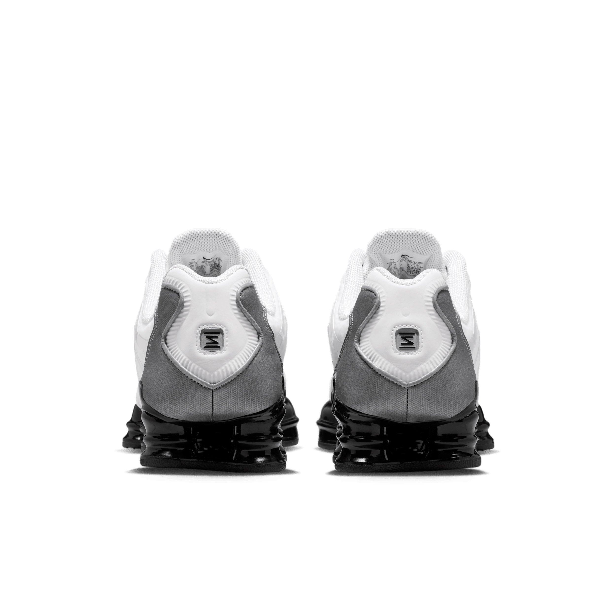 Nike Shox TL "White/Black/Cool Grey/Metallic Cool Grey" Men's Shoe - WHITE/BLACK/GREY/GREY Thumbnail View 5