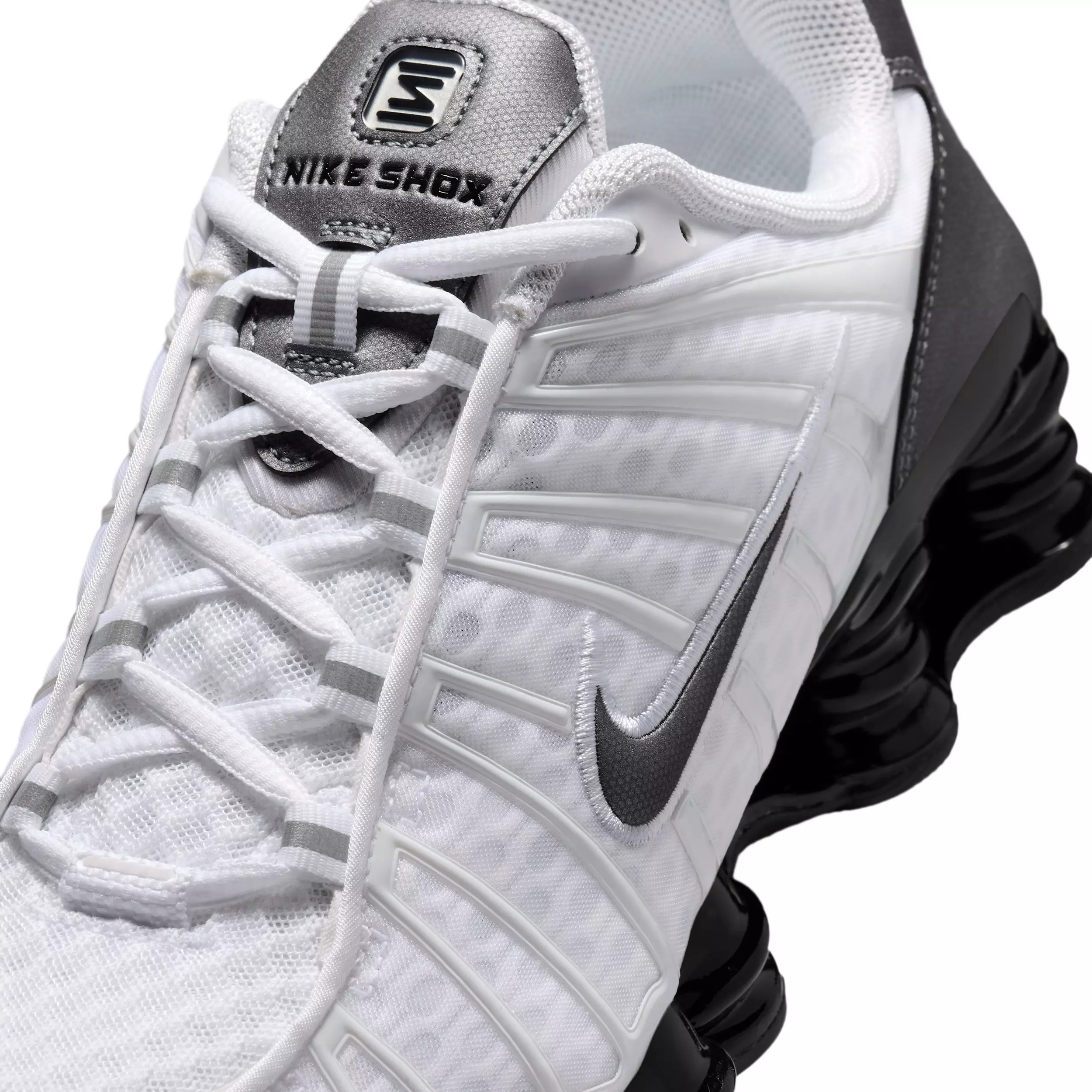 Nike Shox TL "White/Black/Cool Grey/Metallic Cool Grey" Men's Shoe - WHITE/BLACK/GREY/GREY