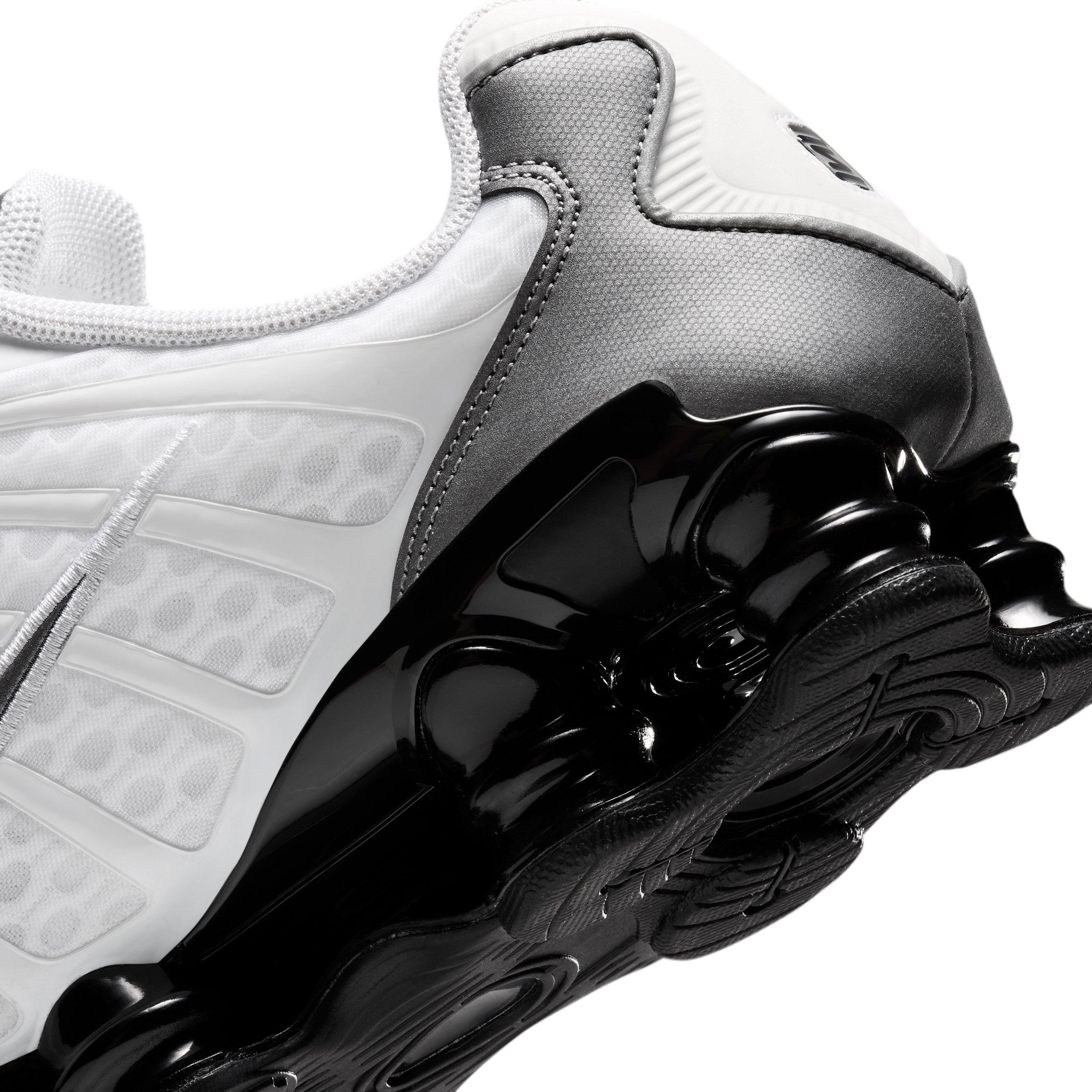 Nike Shox TL "White/Black/Cool Grey/Metallic Cool Grey" Men's Shoe - WHITE/BLACK/GREY/GREY Thumbnail View 8