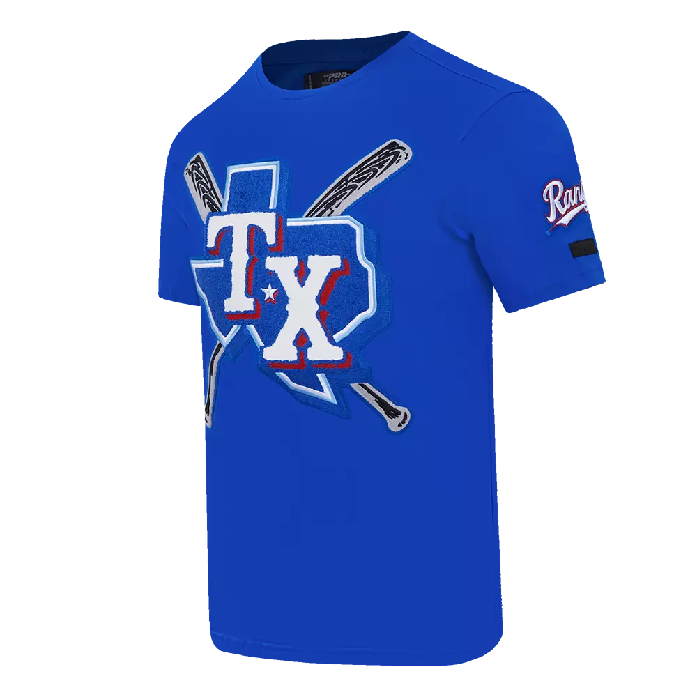 Pro Standard Men's MLB Texas Rangers Mashup Top -Royal - ROYAL