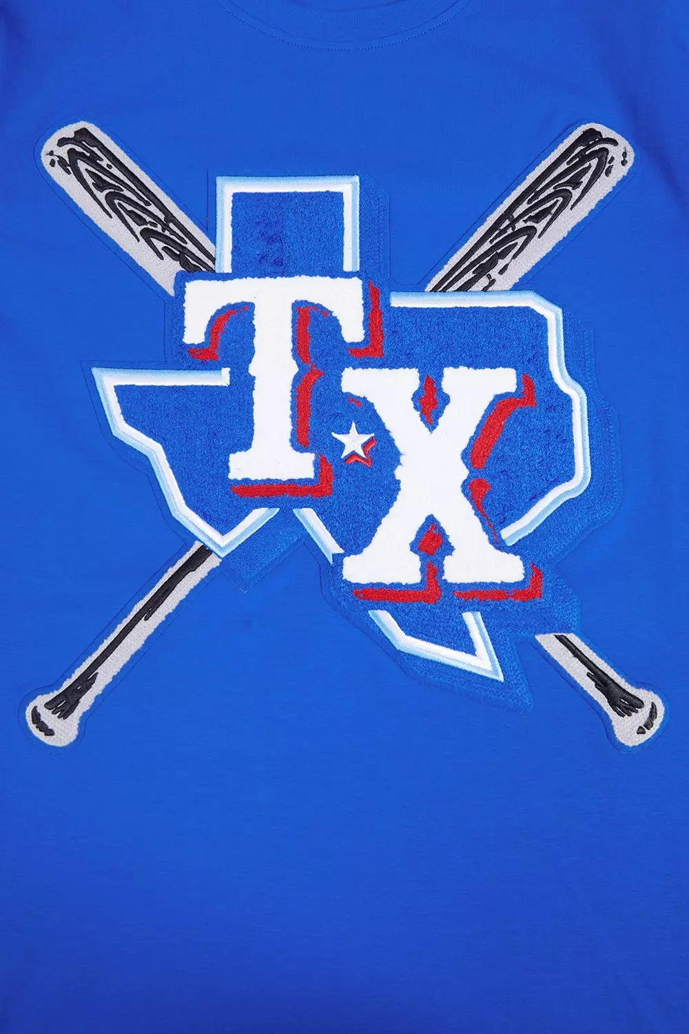 Pro Standard Men's MLB Texas Rangers Mashup Top - Royal - ROYAL
