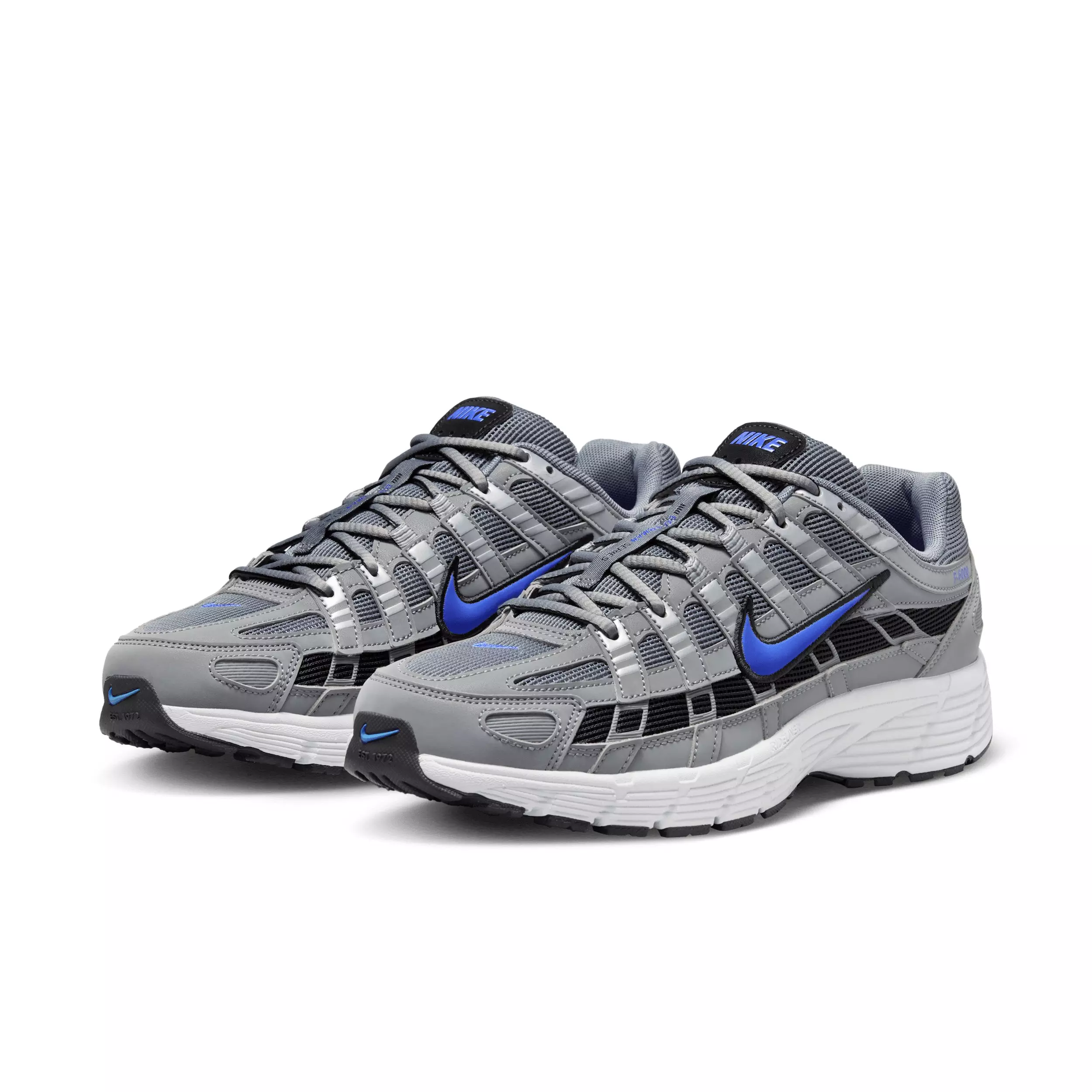 Nike P-6000 "Smoke Grey/Light Smoke Grey/Platinum Tint/Racer Blue" Men's Shoe - GREY/LT GREY/PLATINUM/BLUE