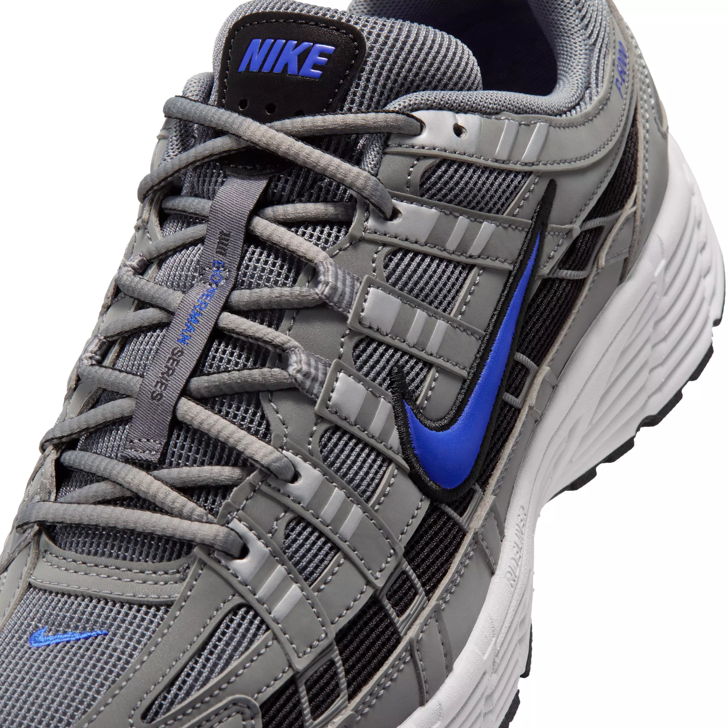 Nike P-6000 "Smoke Grey/Light Smoke Grey/Platinum Tint/Racer Blue" Men's Shoe - GREY/LT GREY/PLATINUM/BLUE