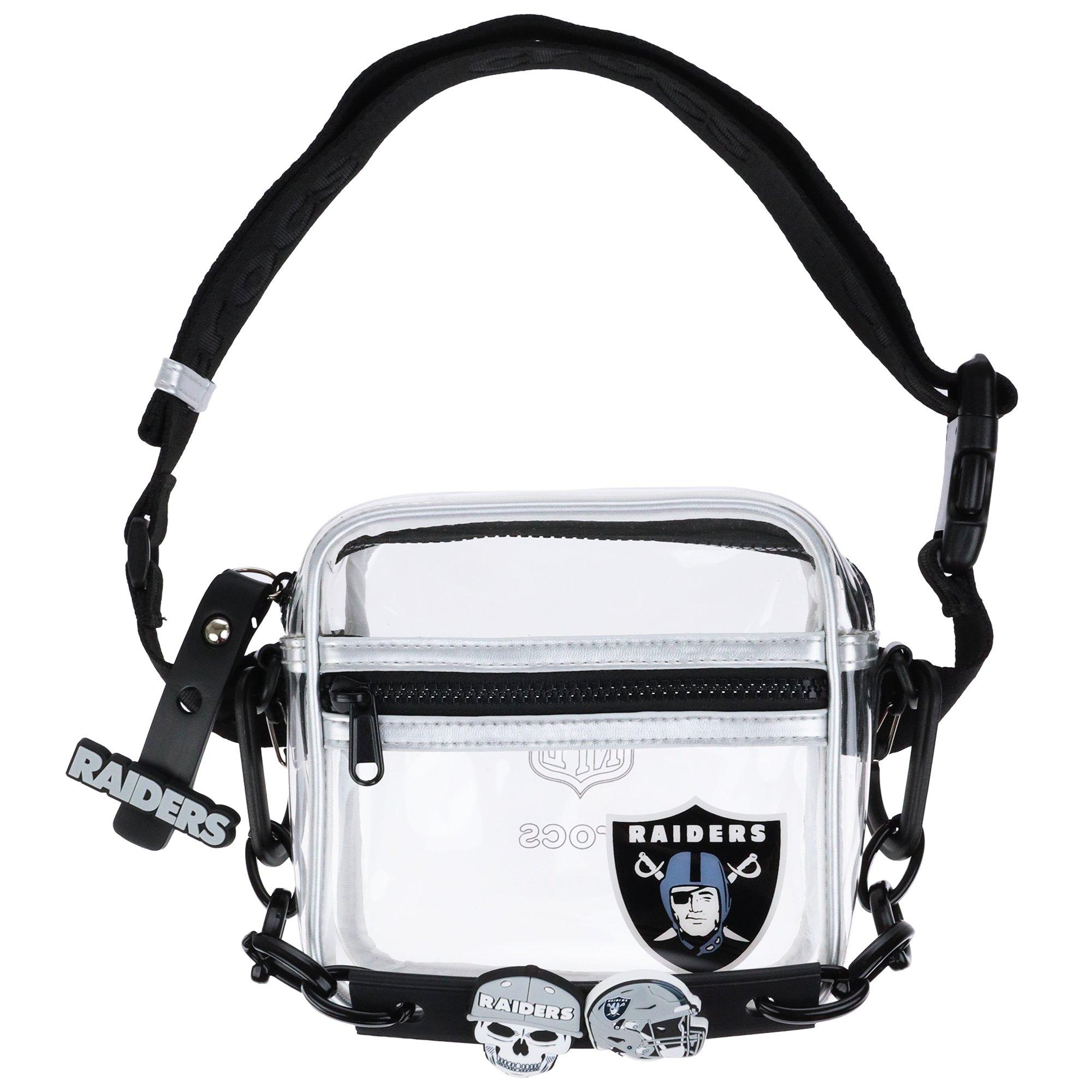 Crocs x NFL Las Vegas Raiders Stadium Bag - BLACK/SILVER